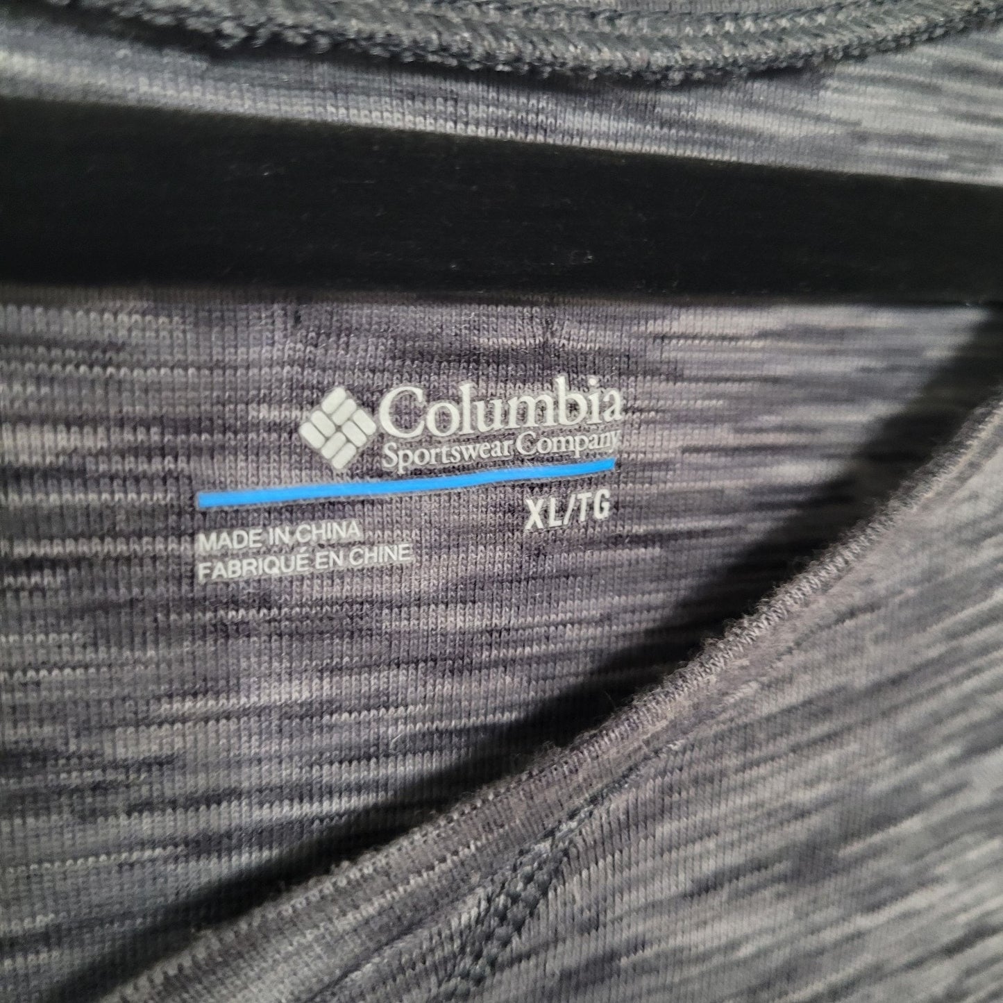 Columbia T-Shirt Dress XL Gray Heathered Space Dye Athletic Casual