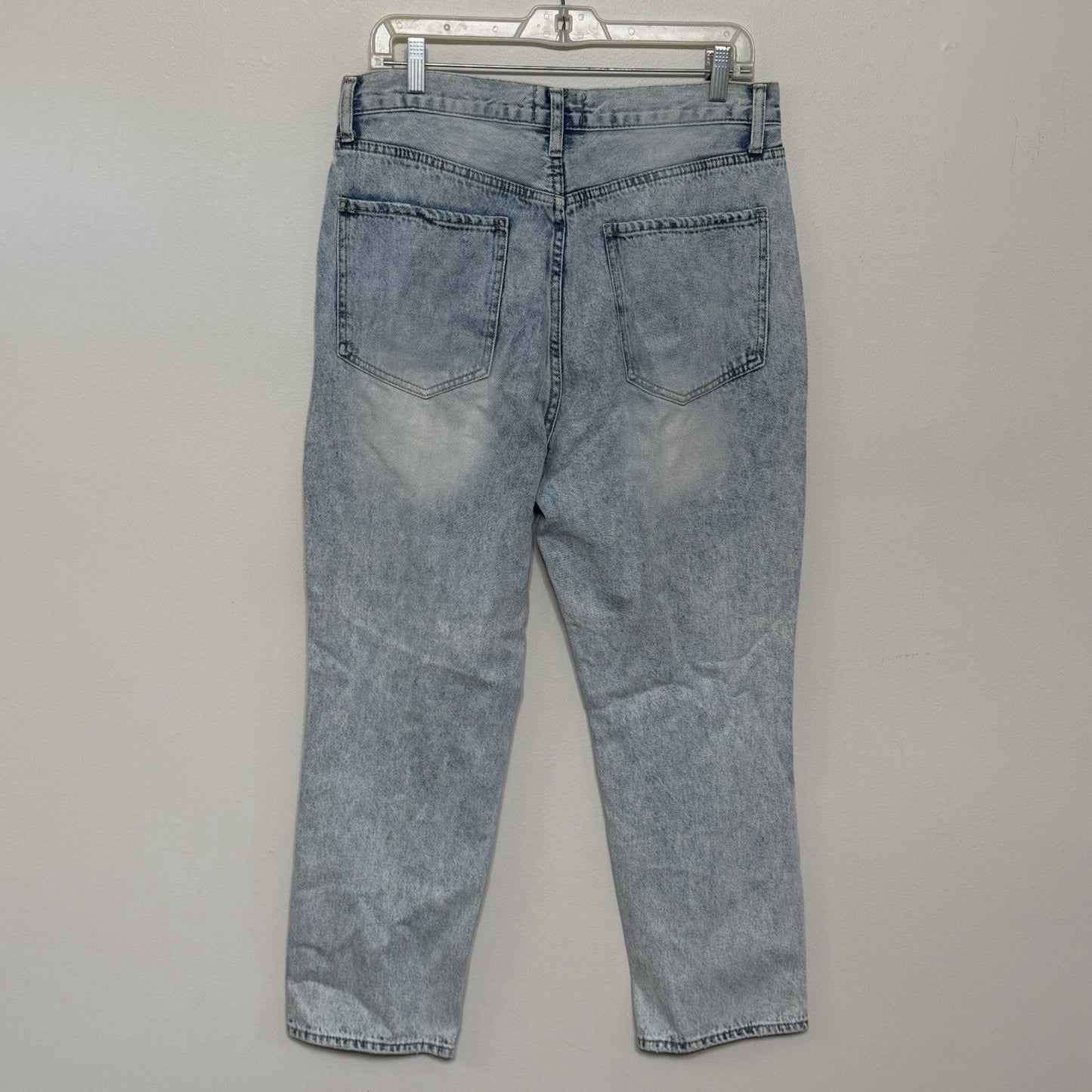 Twelve By Ontwelfth Womens Jeans Light Blue Acid Bleach Wash Denim 29