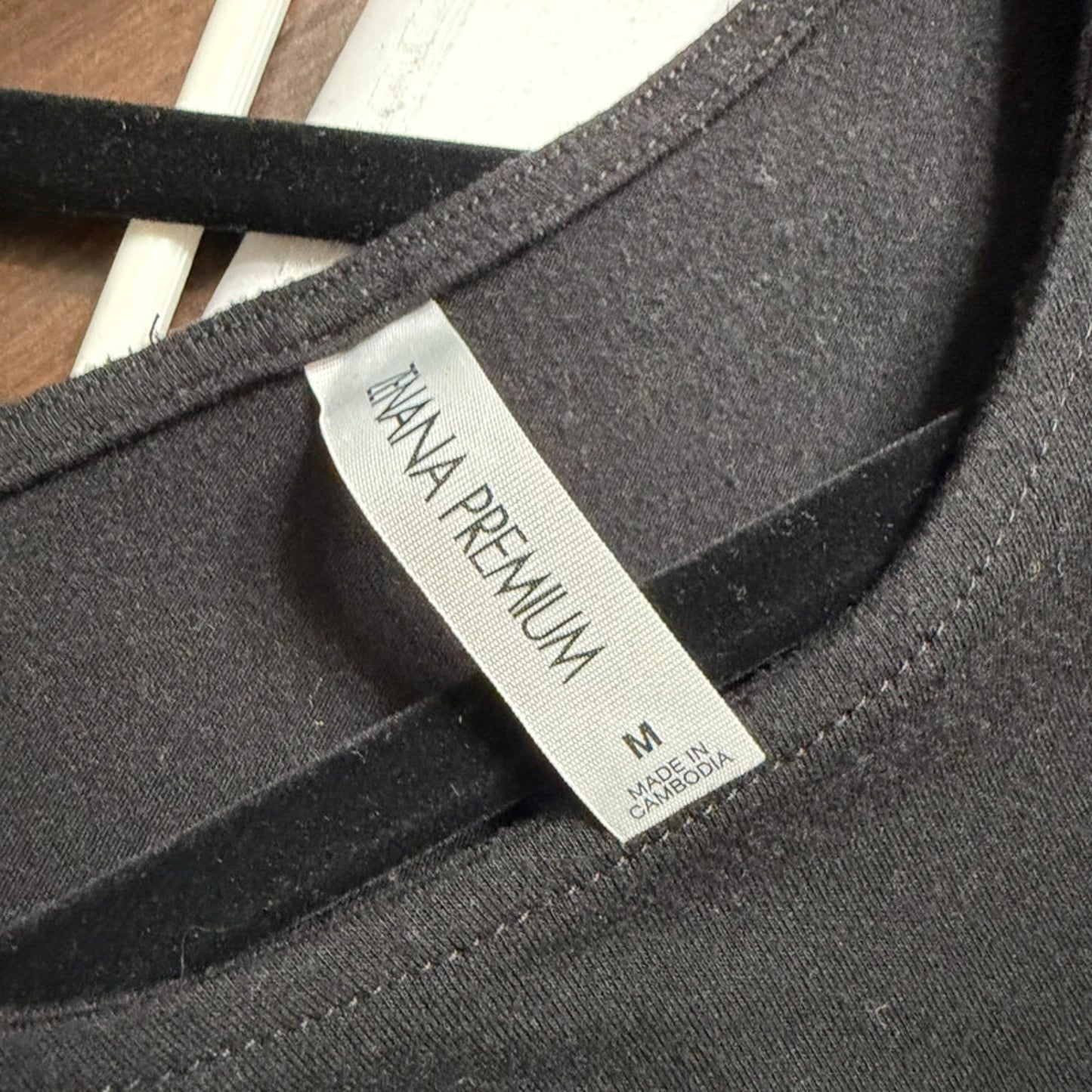 Zenana Premium Women's Black Medium Tunic Tank Striped Cozy