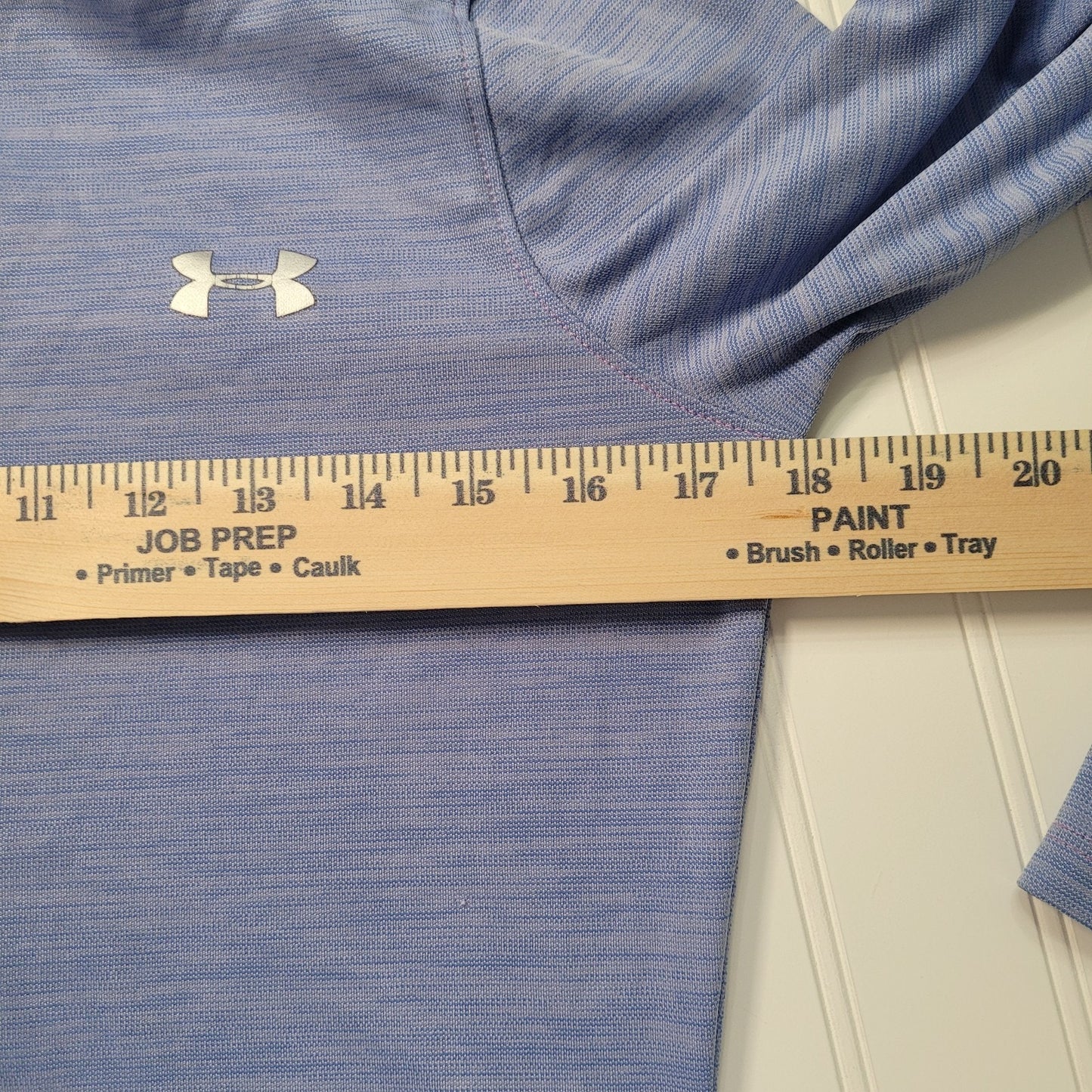 Under Armour Womens Medium Lavender Pink Zipper HeatGear 1/4 Zip Pullover Top