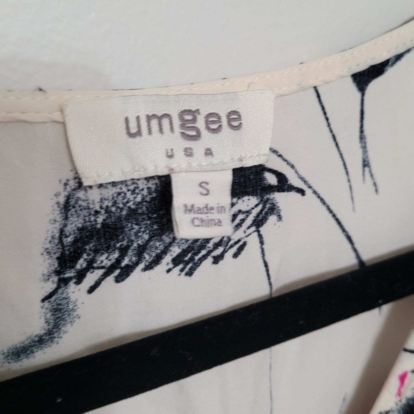 Umgee Women’s Small Floral Romper White Multicolor Boho Festival Outfit EUC