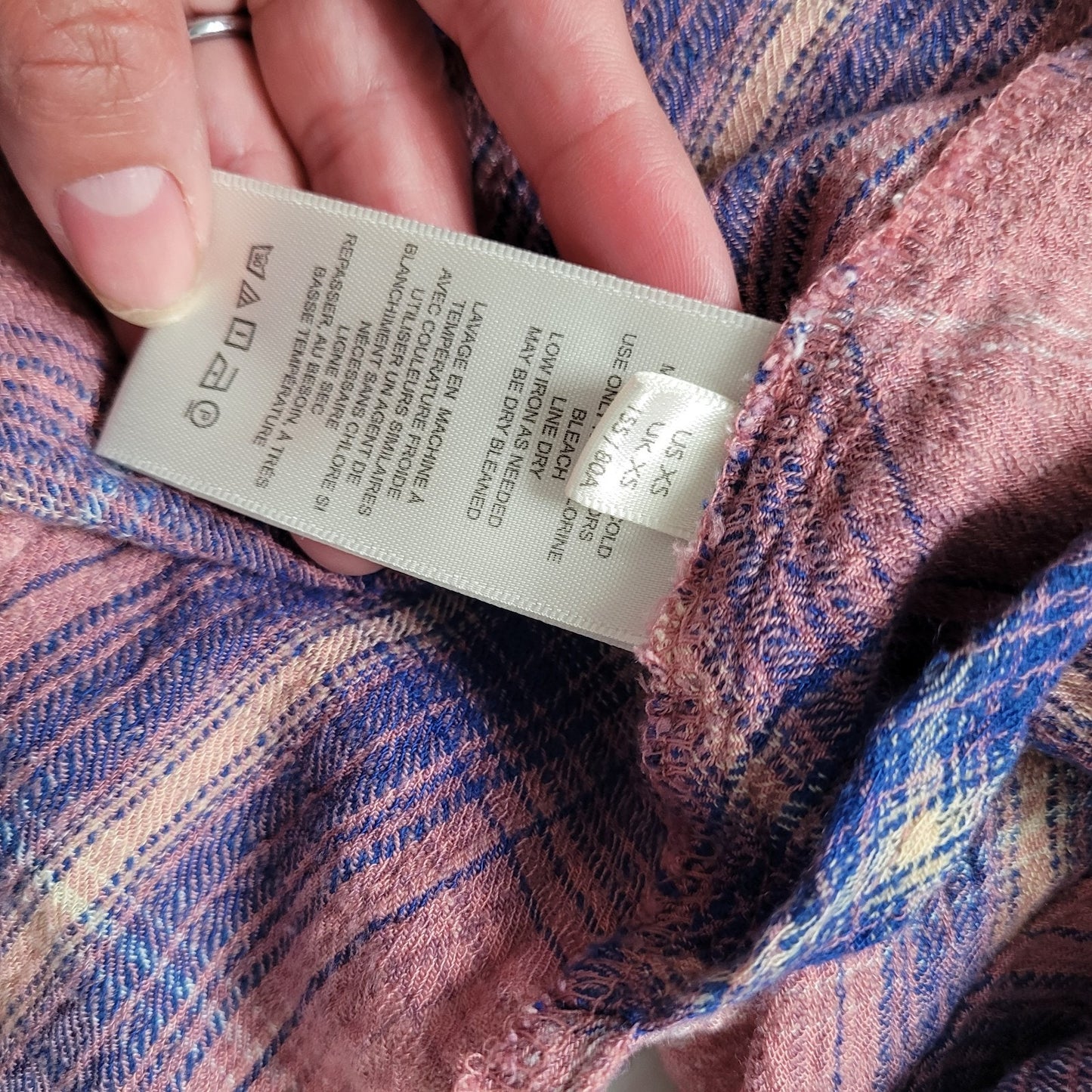 BDG Urban Outfitters Women’s XS Keanu Flannel Shirt Oversized Plaid Button Down