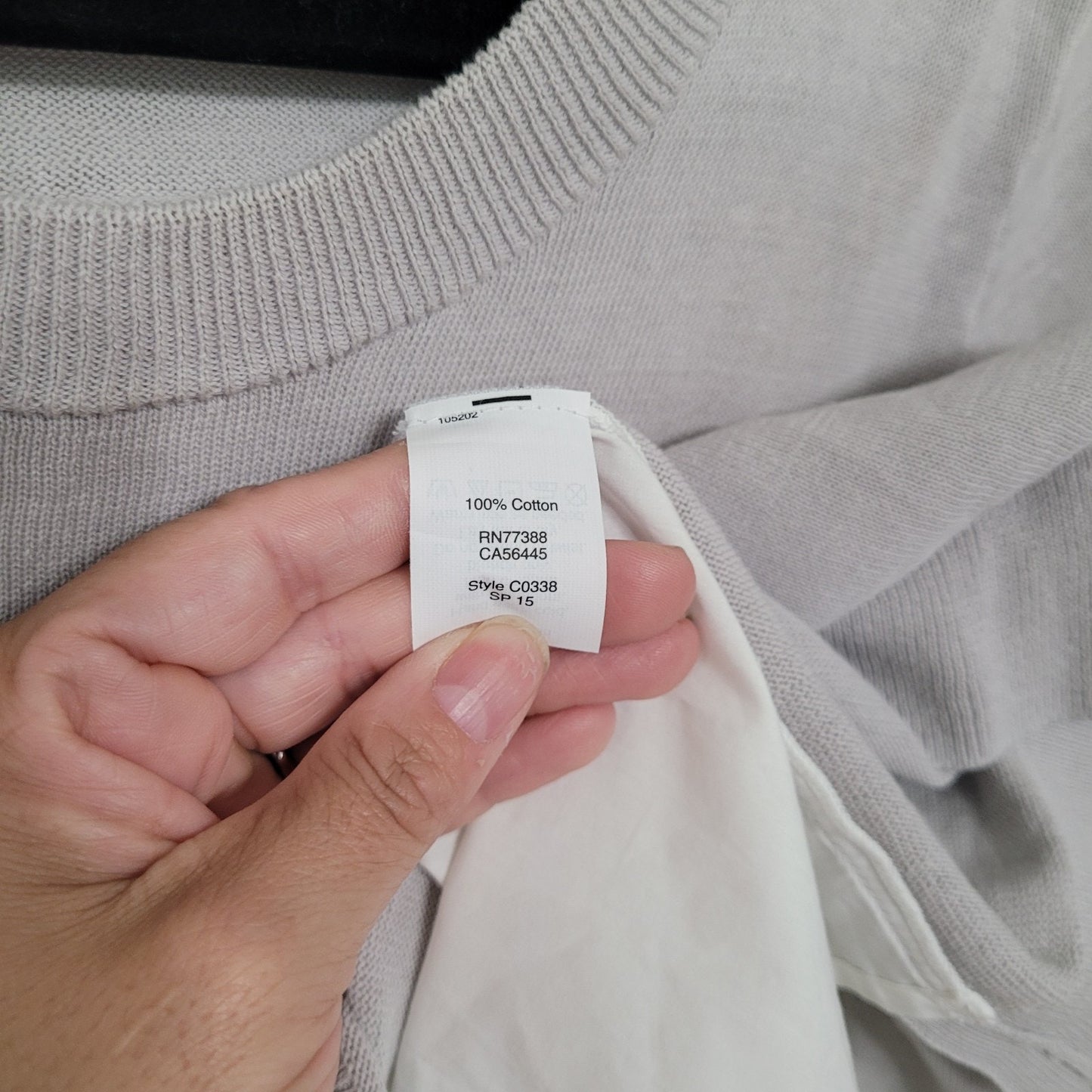 Madewell Cardigan Sweater Large Gray Knit Mixed Media Grandpa Boho