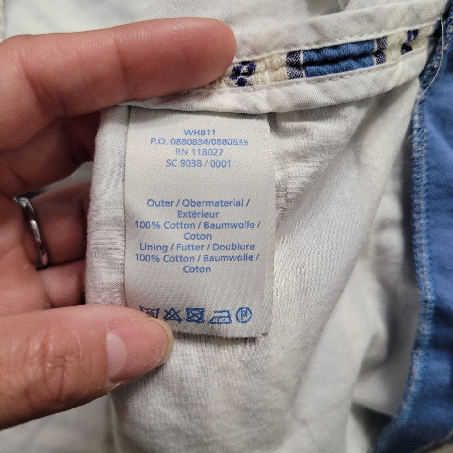 Boden Grace Multi Stripe Sheath Dress 4R Blue White Sleeveless Professional