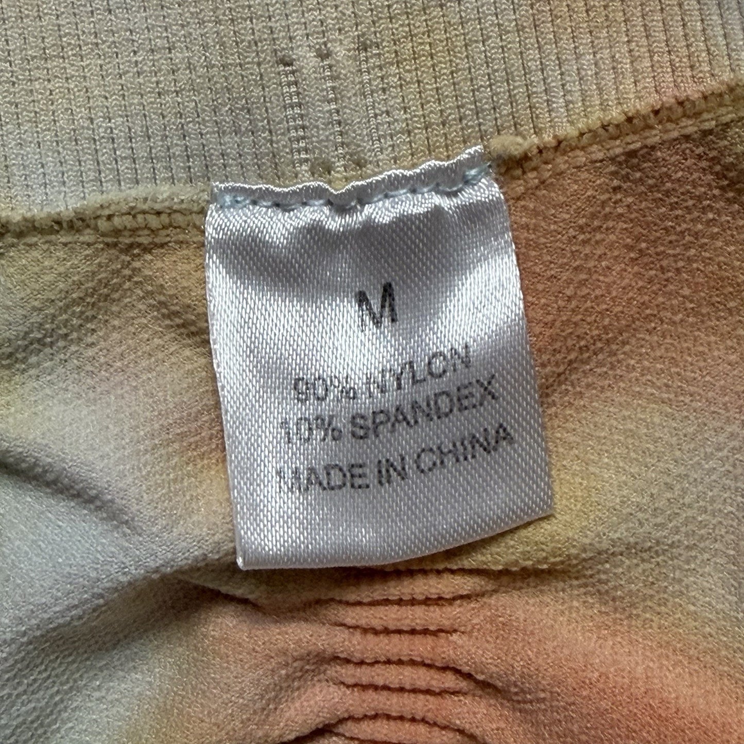 Pcheebum Women’s Butt Scrunch Shorts Medium Tie Dye Compression Athleisure