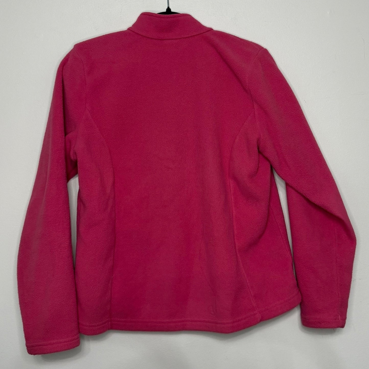 L.L.Bean Women’s M Bright Pink Full Zip Fleece Jacket GUC