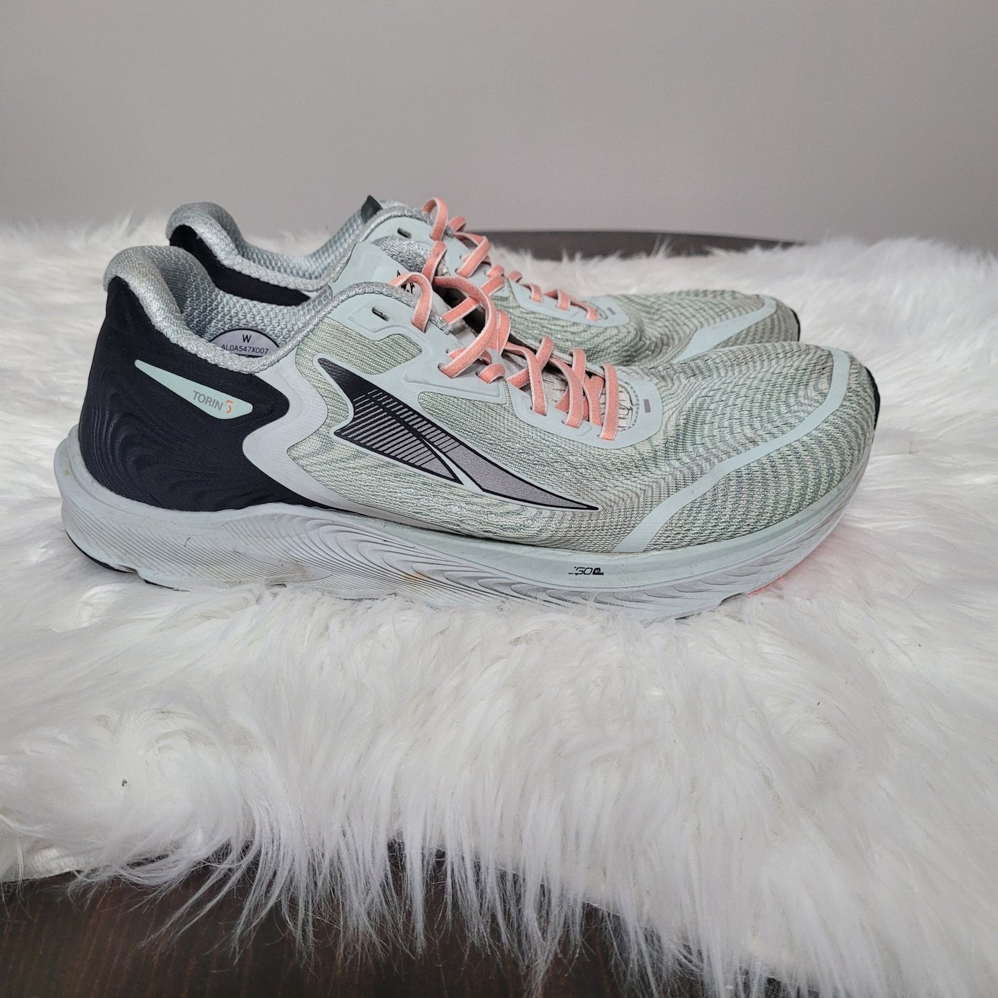Altra Torin 5 Women’s 9.5 Running Shoes Mint Green Gray 500601 Sneakers