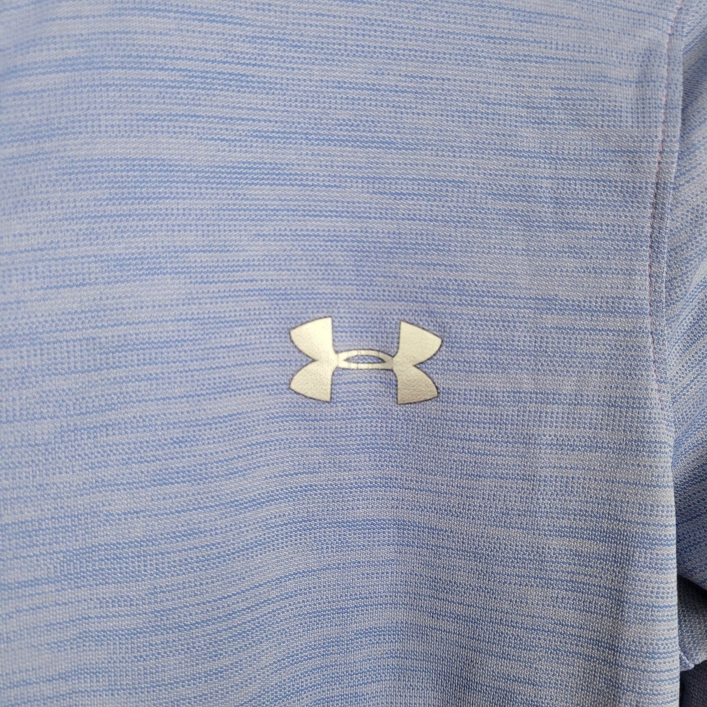 Under Armour Womens Medium Lavender Pink Zipper HeatGear 1/4 Zip Pullover Top