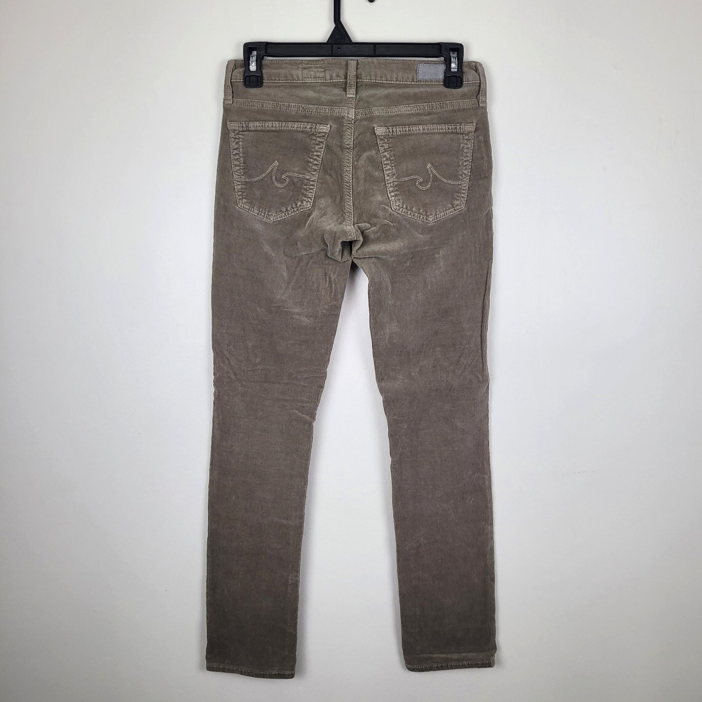 AG Adriano Goldschmied Womens 26P The Stevie Slim Straight Leg Corduroy Pants