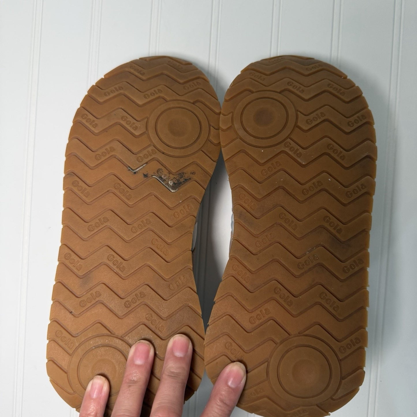 Gola Indiana CLB526 Womens Size 7.5 White Pink Blue Lace Up Sneakers