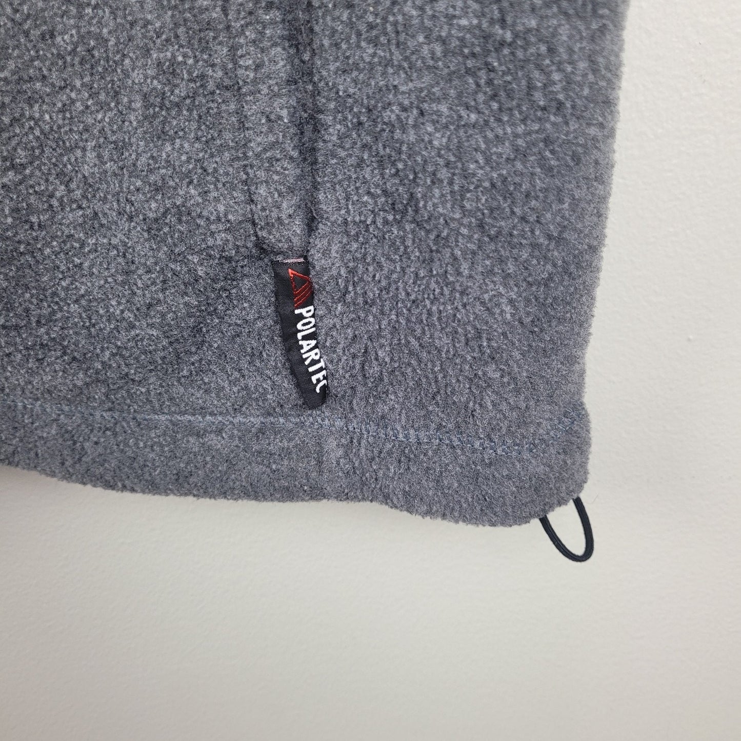 Timberland Mens XL Vest Gray Fleece Polartec Full Zip Outdoor Jacket VGUC