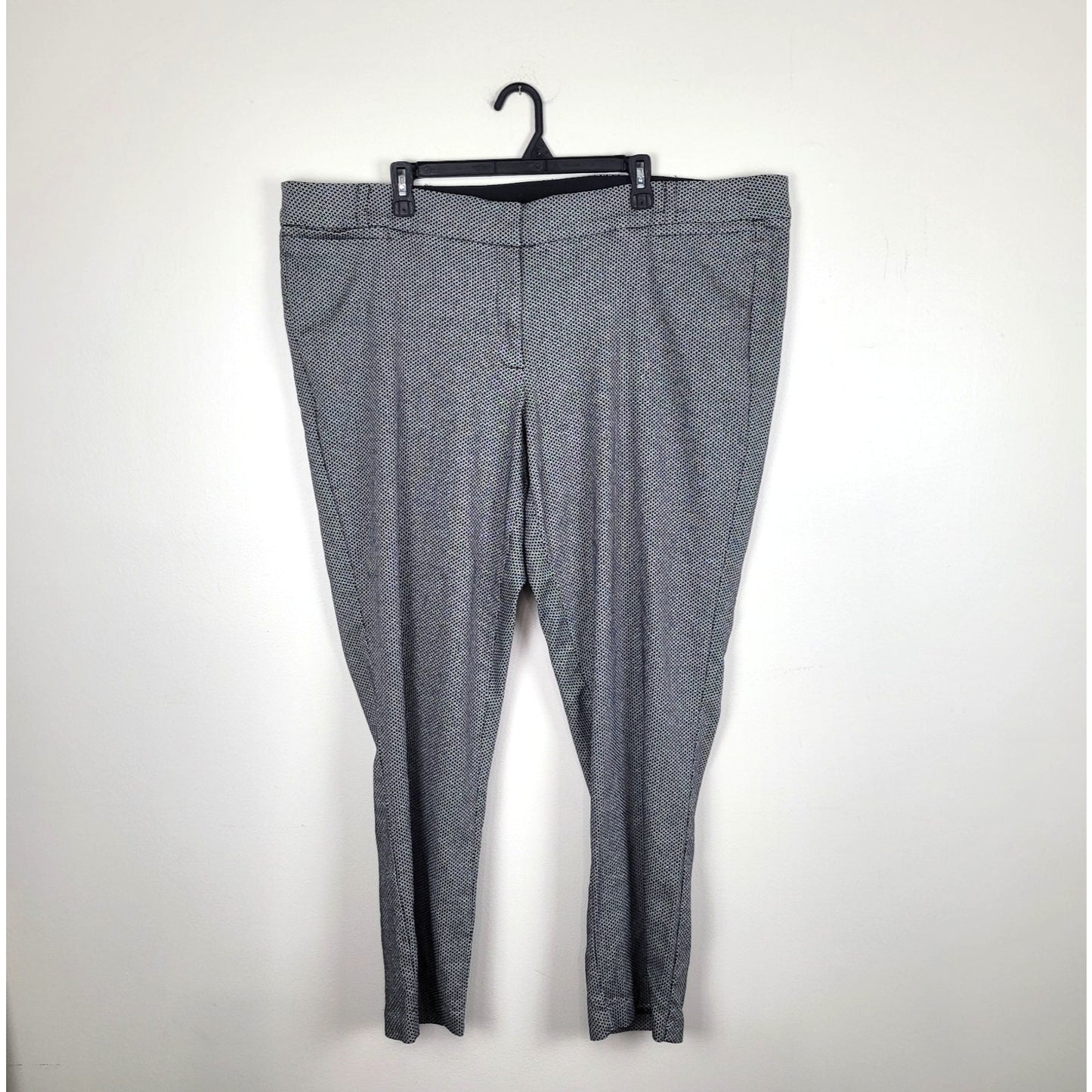 Lane Bryant Womens 26R The Allie Long Pants Gray Stretch Work Minimalist Capsule