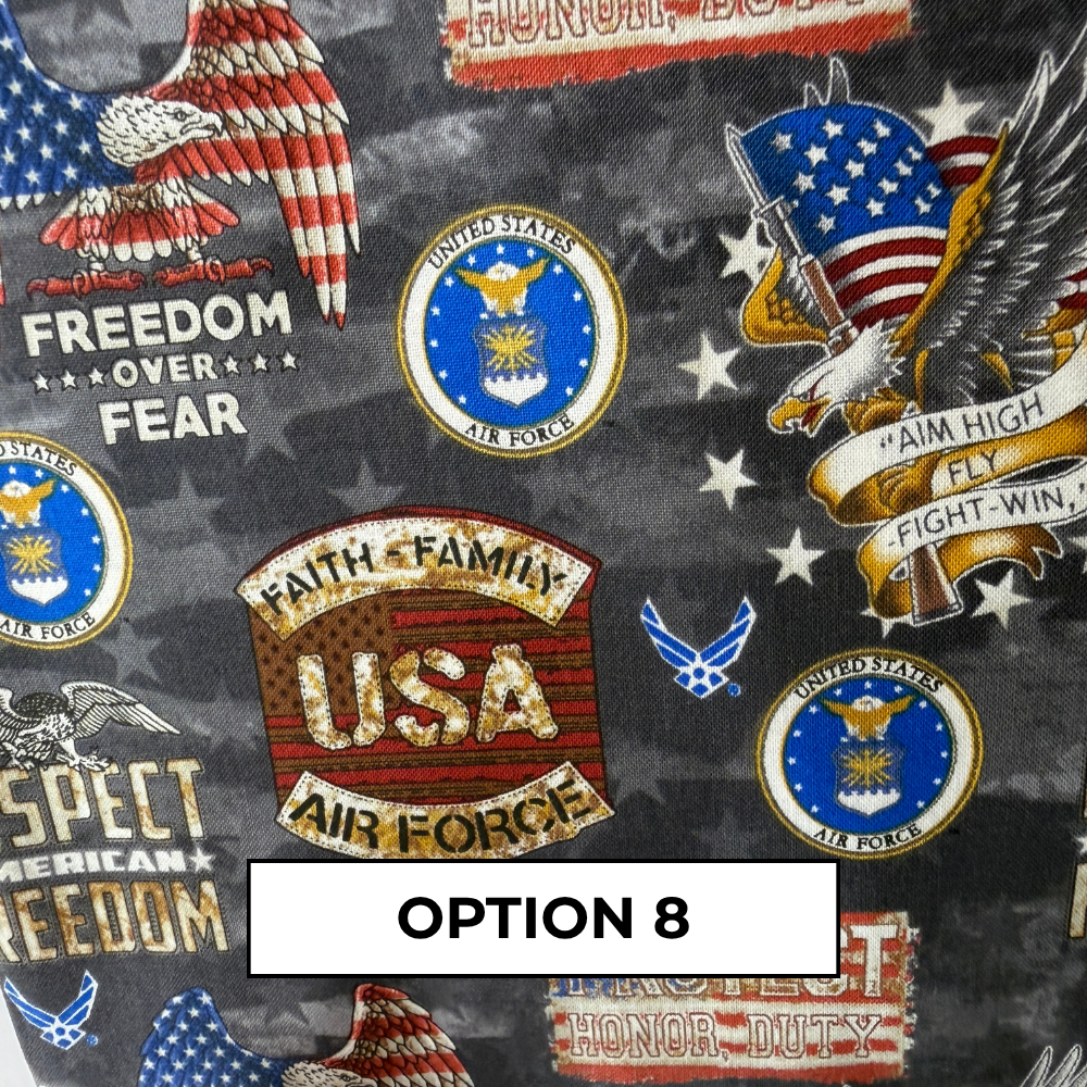 Patriotic Americana Camo Pre-Shrunk 100% Cotton Welding Cap