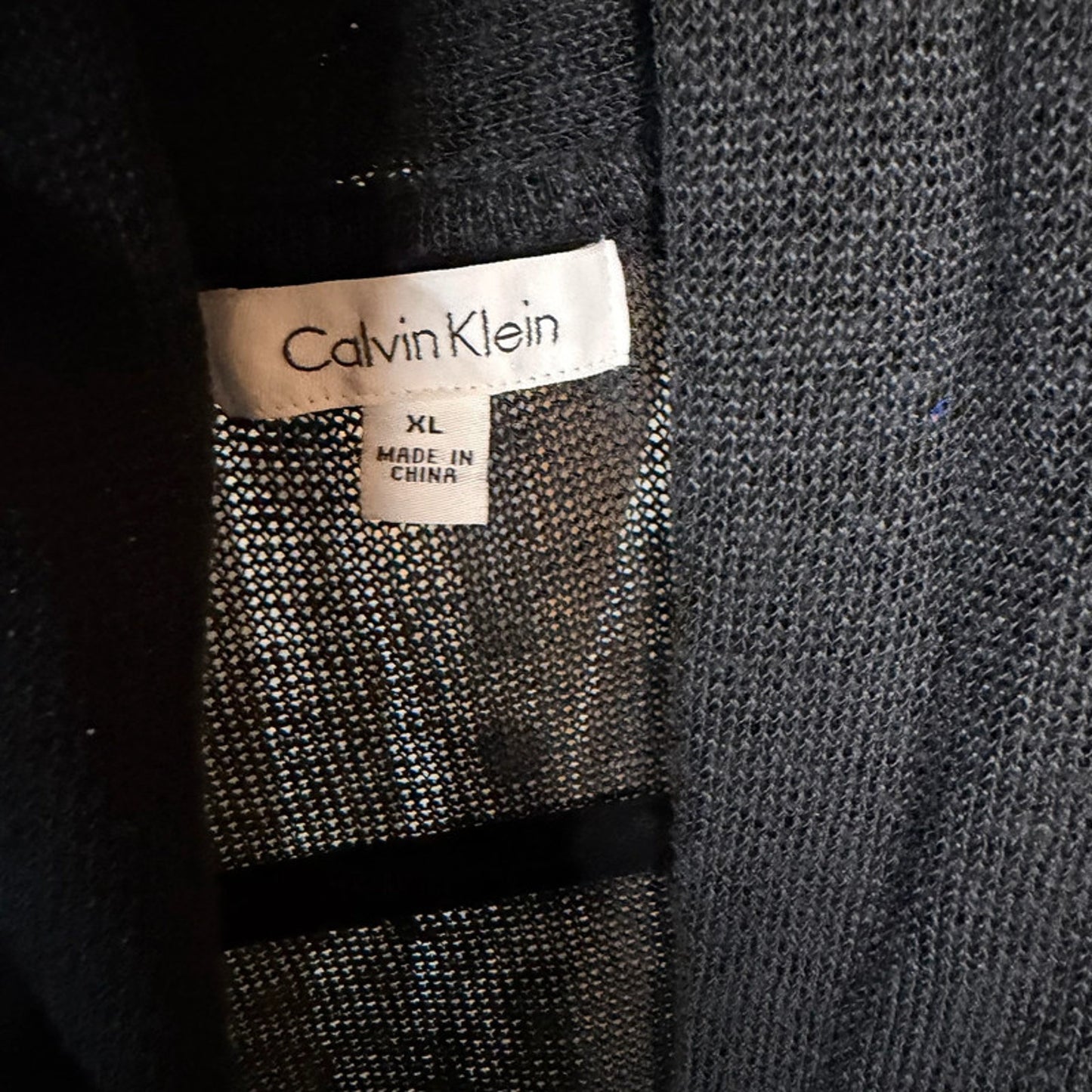 Calvin Klein Short Sleeve XL Open Cardigan Professional