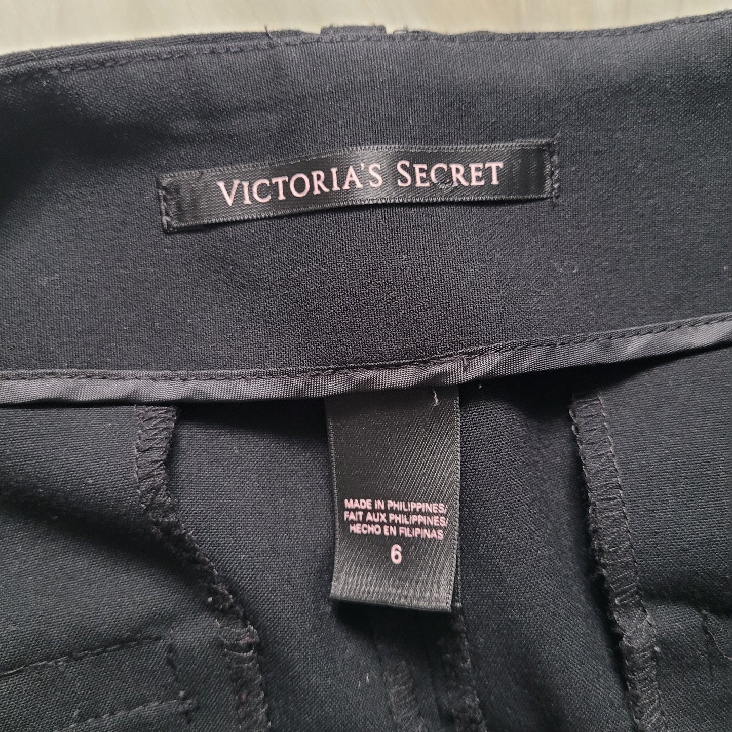 Victoria's Secret Black Straight Leg Dress Pants Size 6