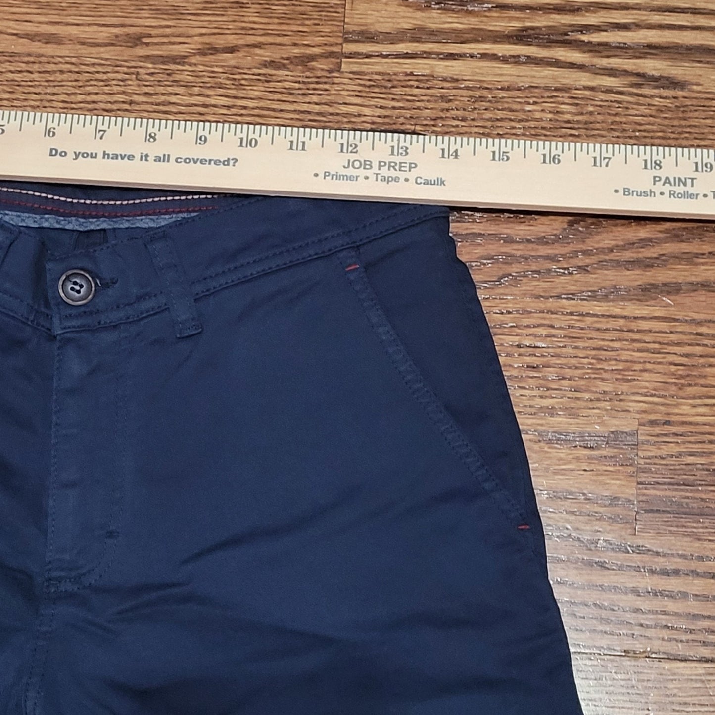 PuroEgo Men’s Navy Chino Pants Cotton EUR 40 / US 28x32 Slim Fit