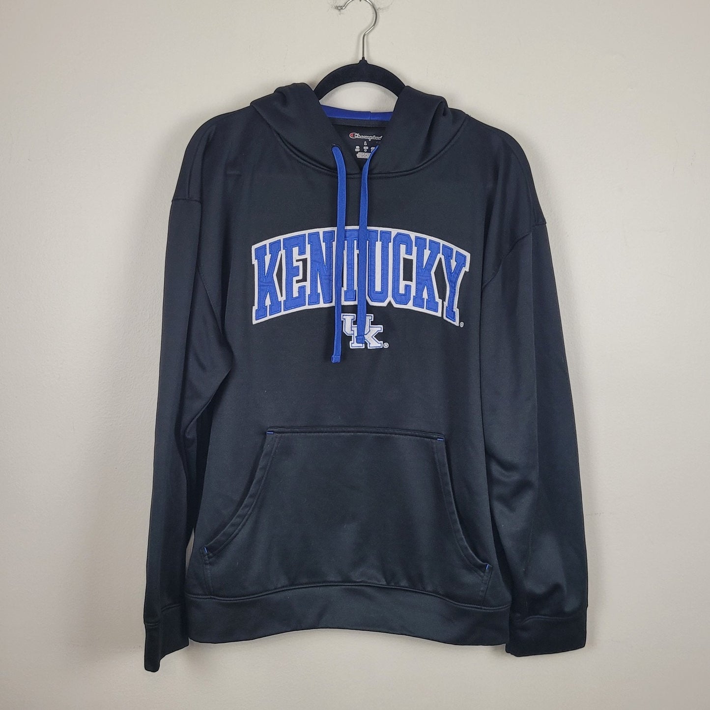 Champion Kentucky Wildcats Men’s Pullover Hoodie Sweatshirt Gray Size Large