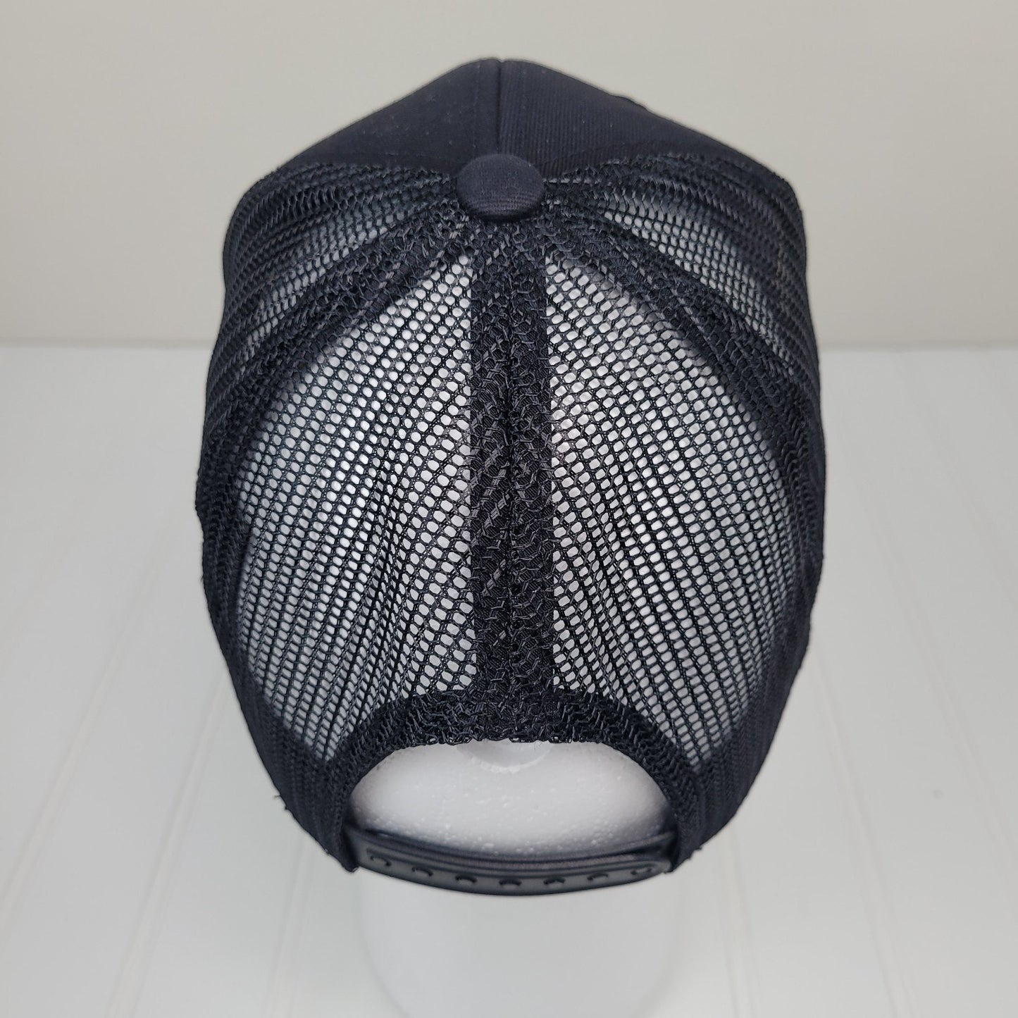 KOLWOVEN Girl Dad Leather Patch Trucker Hat Adjustable Black Mesh Back Cap