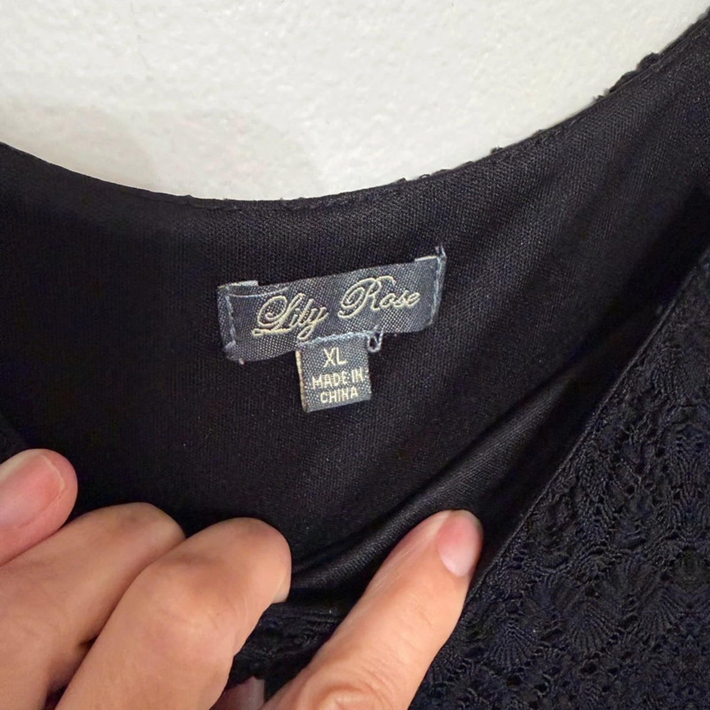 Black Lily Rose XL Maxi Dress