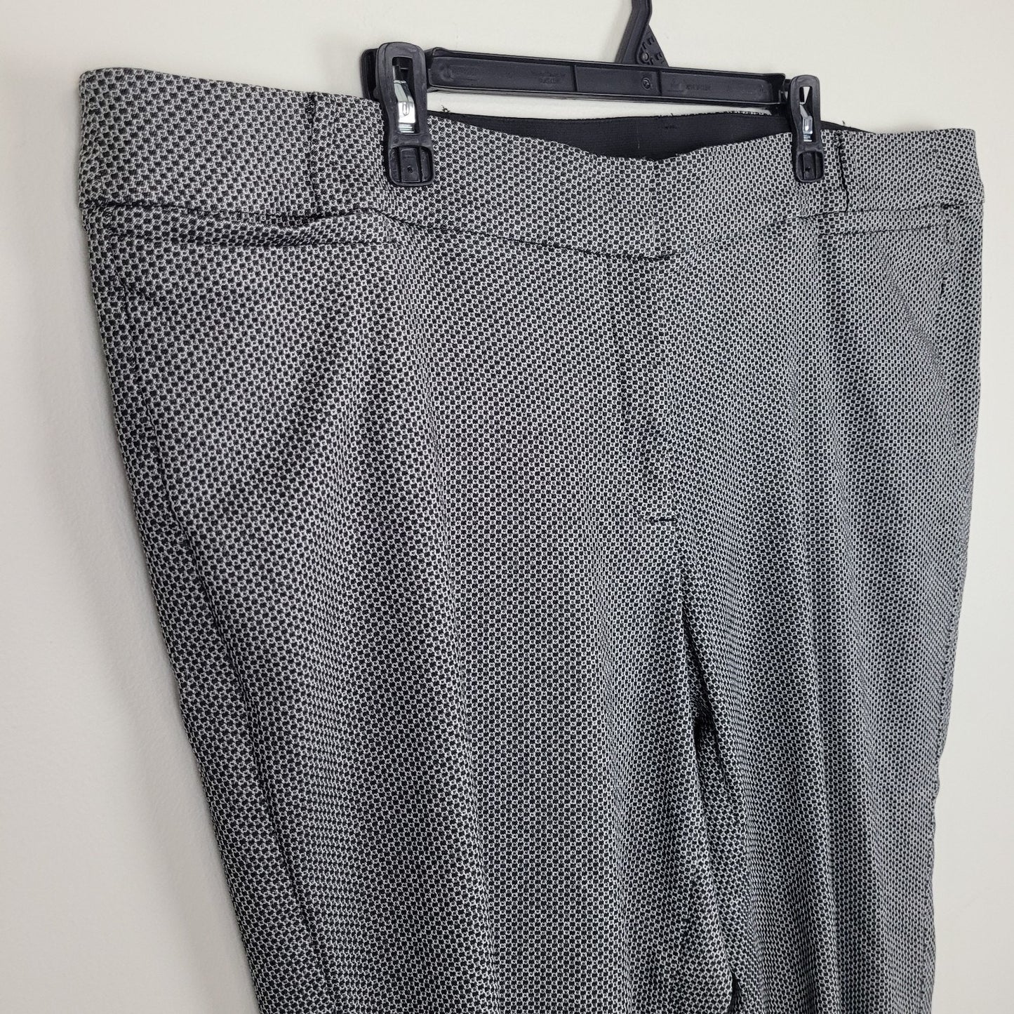 Lane Bryant Womens 26R The Allie Long Pants Gray Stretch Work Minimalist Capsule