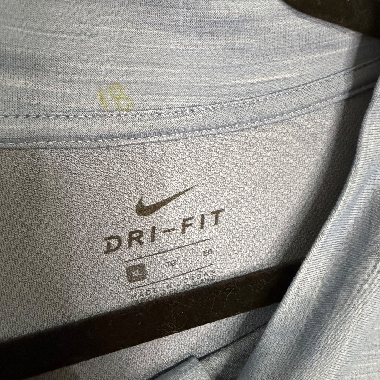 Nike Mens XL Dri-Fit 1/4 Zip Pullover Blue Athletic Top