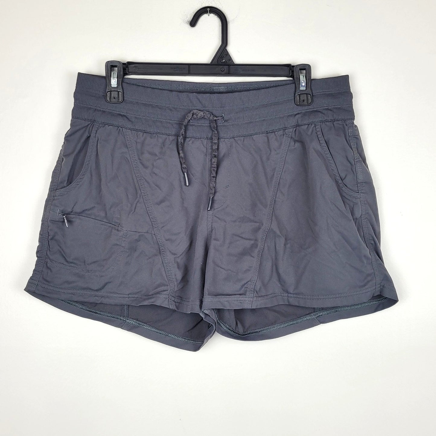 The North Face Womens XL Athletic Shorts Gray Running Gym Fitness Hiking