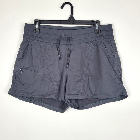 The North Face Womens XL Athletic Shorts Gray Running Gym Fitness Hiking