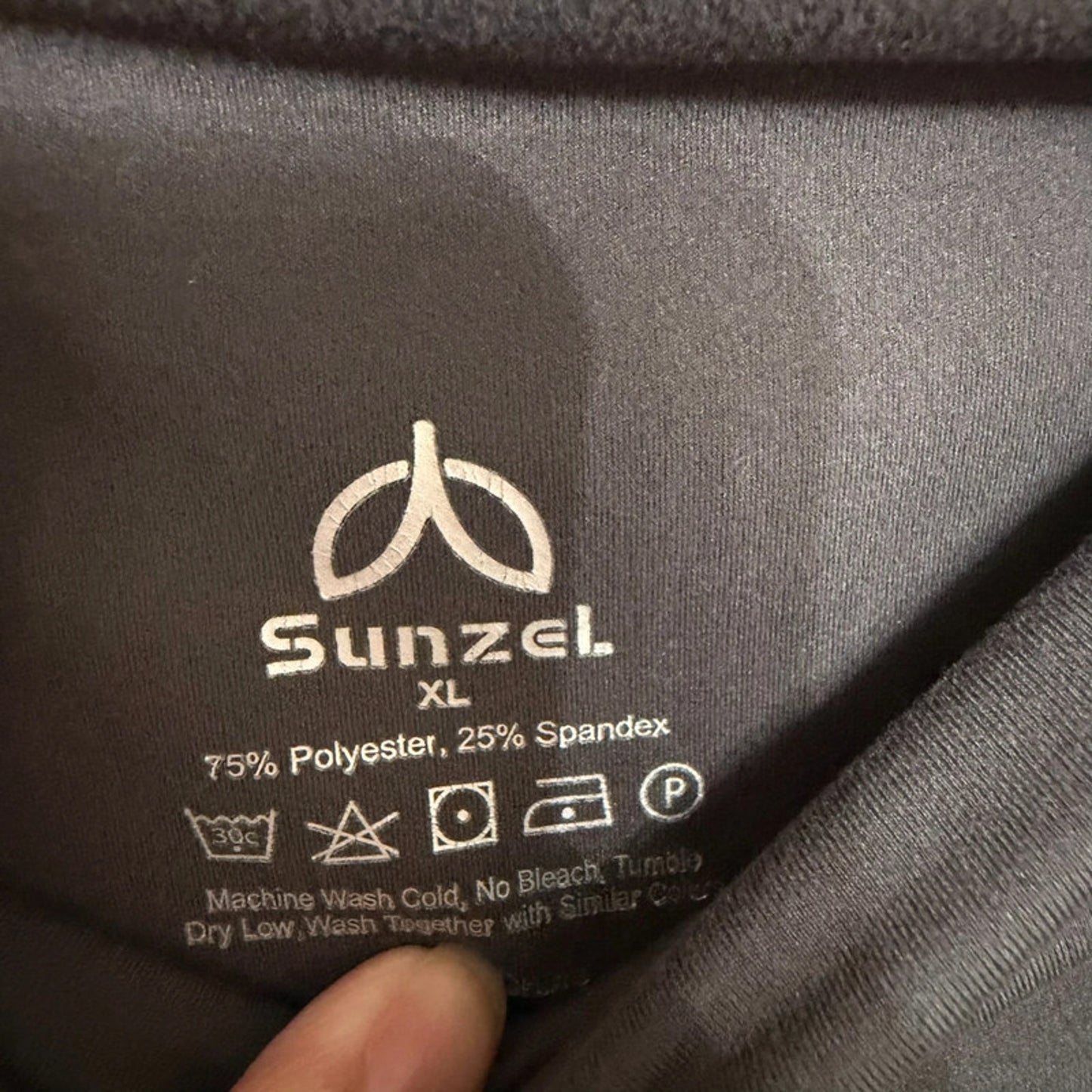 Sunzel Women’s XL Black High Rise Leggings VGUC