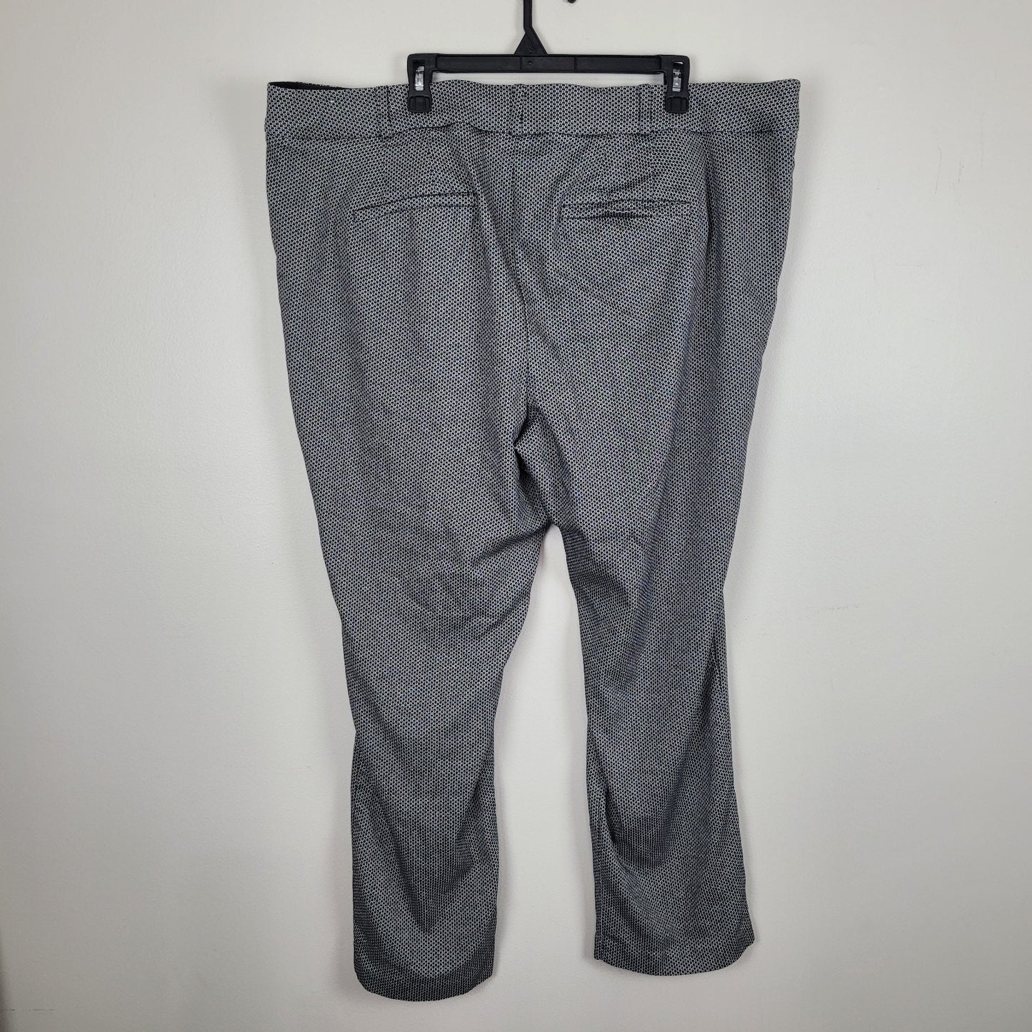 Lane Bryant Womens 26R The Allie Long Pants Gray Stretch Work Minimalist Capsule