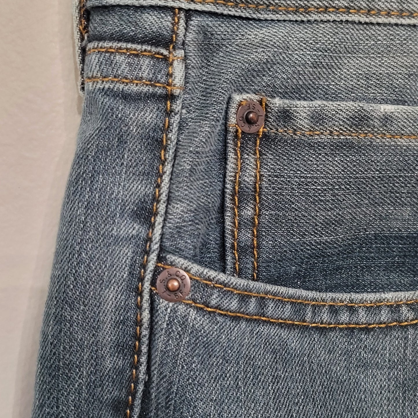 Levis 559 Red Tab Relaxed Fit Straight Cut 5 Pocket Denim Jeans Men Size 34x30