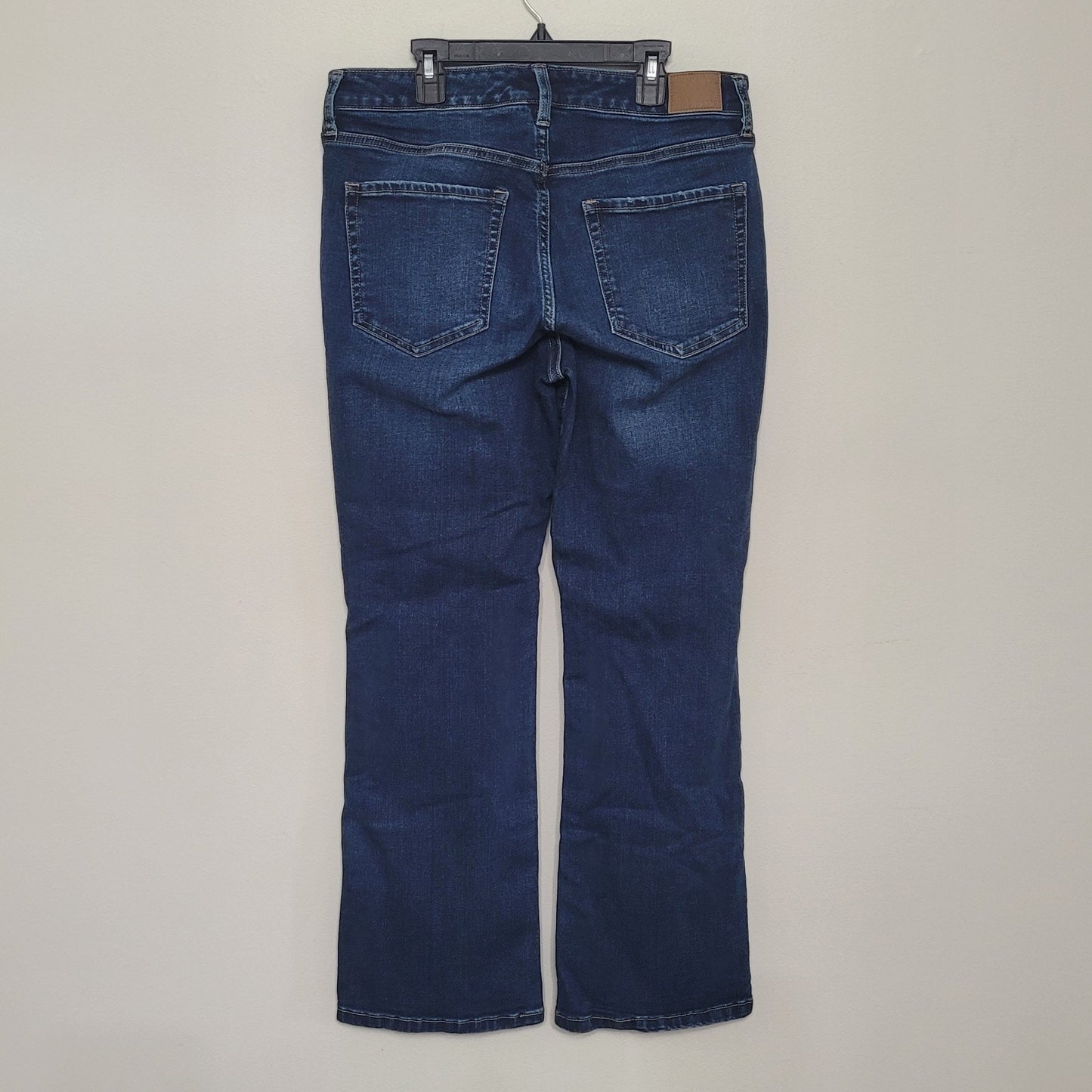 Aeropostale Women’s 10 Short Jeans Mid Rise Curvy Dark Wash Bootcut