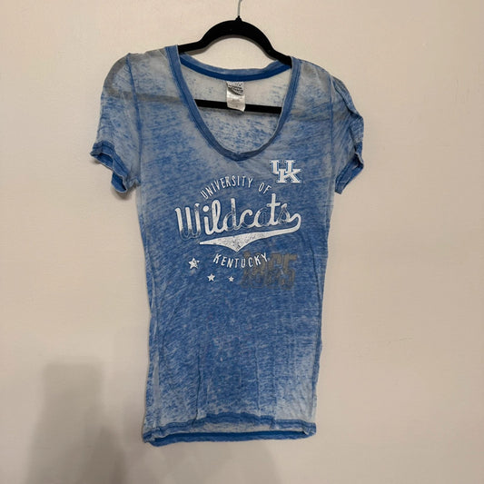 Blue Creative Apparel University of Kentucky Wildcats Small Distressed T-Shirt