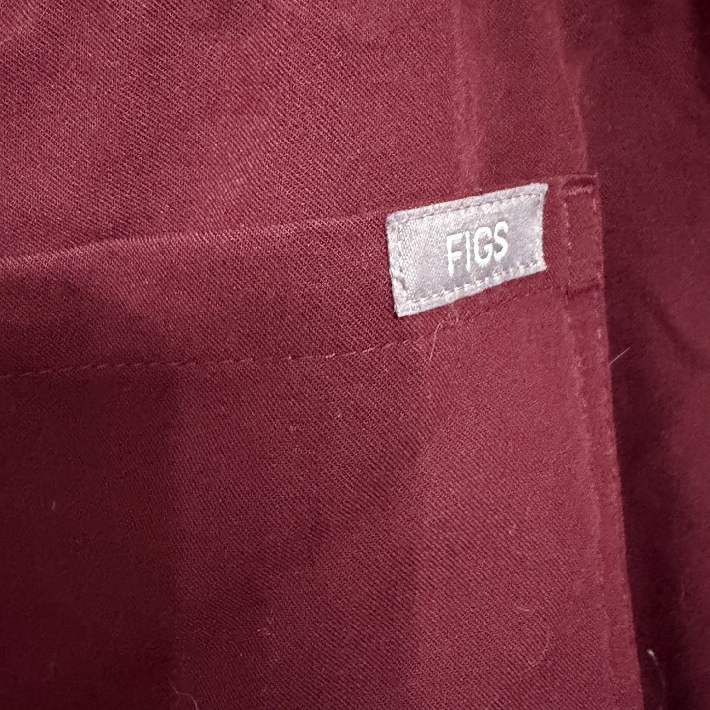 Figs Scrub Pants Womens XXL Burgundy Livingston Basic Bottom Nursing Medical