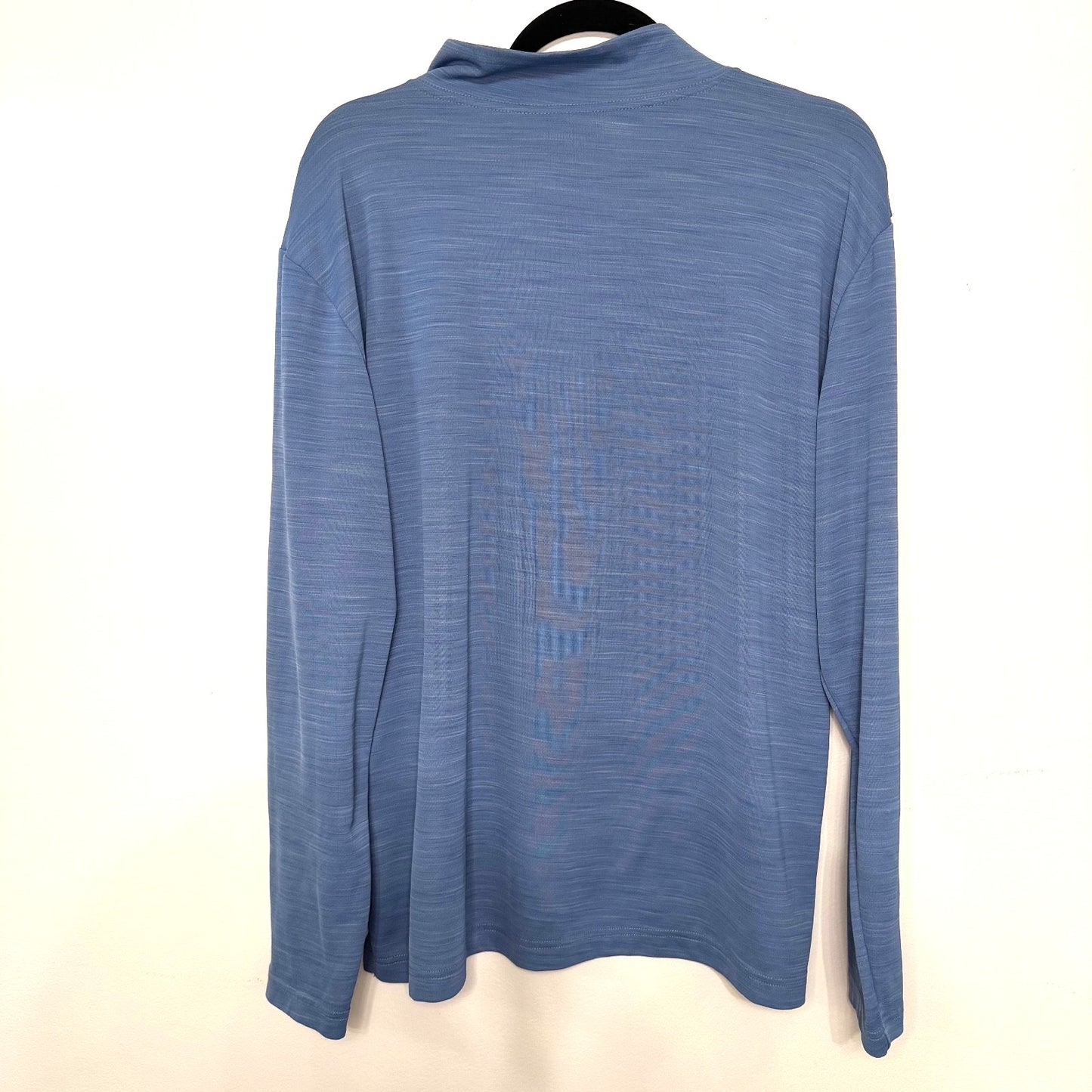 Nike Mens XL Dri-Fit 1/4 Zip Pullover Blue Athletic Top