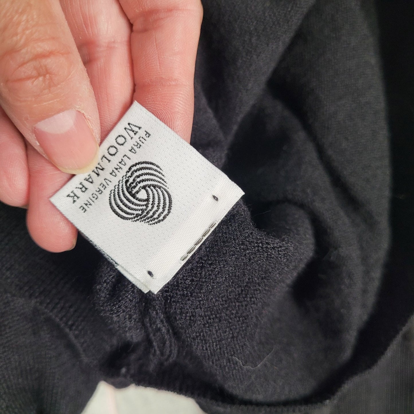 Bachrach Mens XXL Black Mock Neck Sweater 100% Merino Wool Made in Italy Luxe