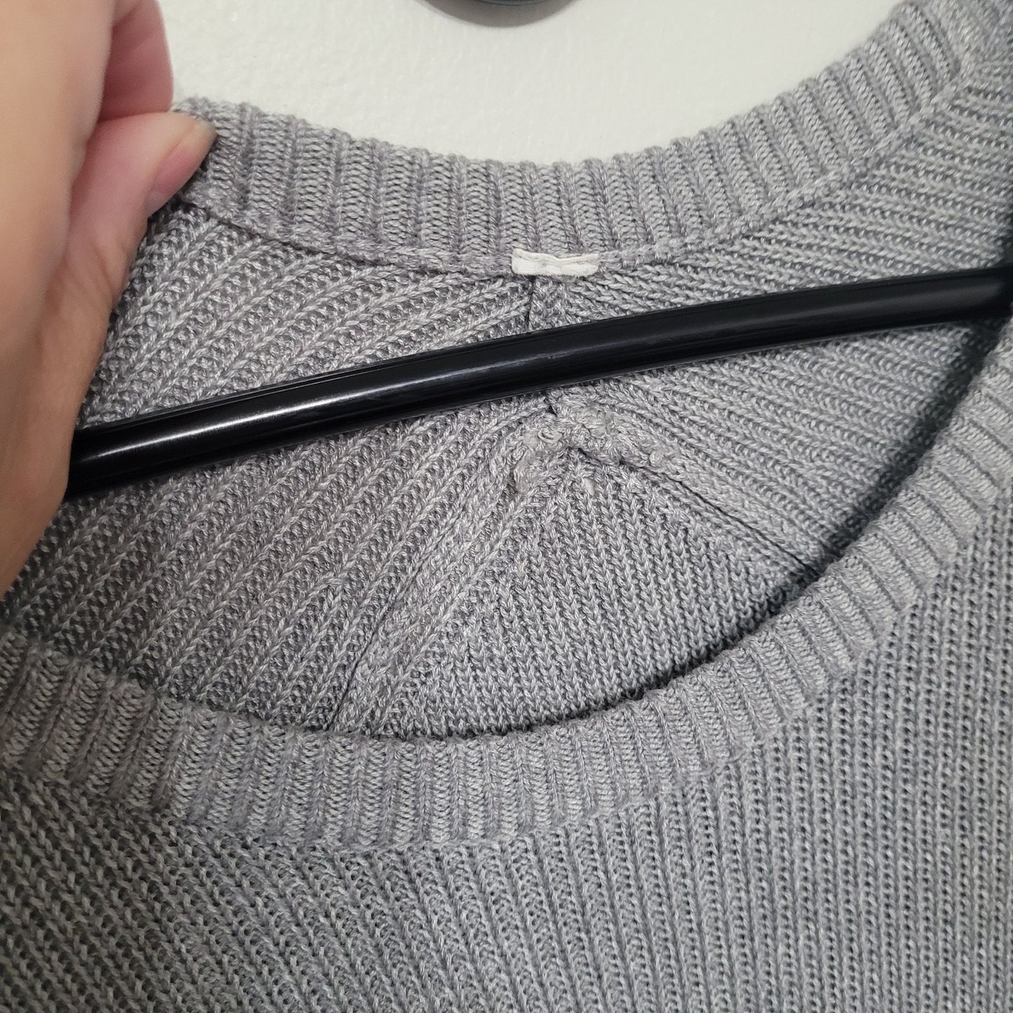 Lululemon Sweater Womens Medium Gray Cabin Yogi Cashmere Bamboo Running Pullover