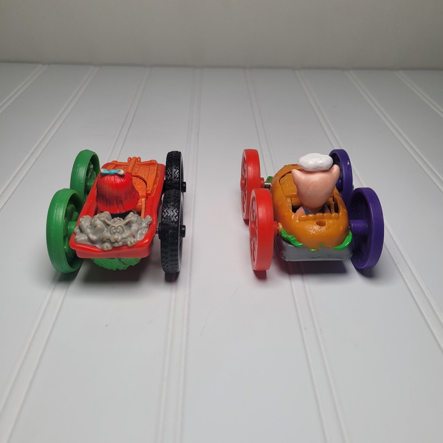 Vintage 1990s Tiny Toons Flip Cars Lot of 2 McDonald’s Happy Meal Toys GUC