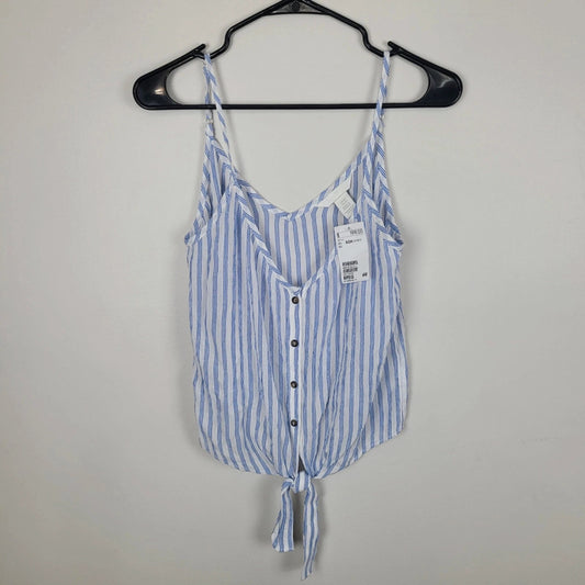 H&M XS Tie Front Spaghetti Strap Tank