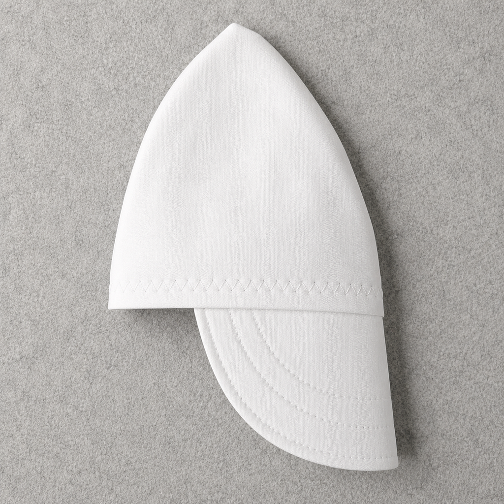 White 100% Pre-Shrunk Cotton Drag Cap