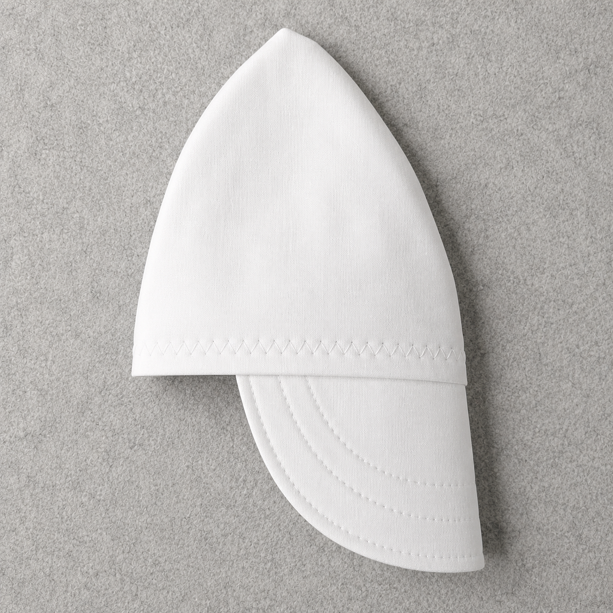 White 100% Pre-Shrunk Cotton Drag Cap
