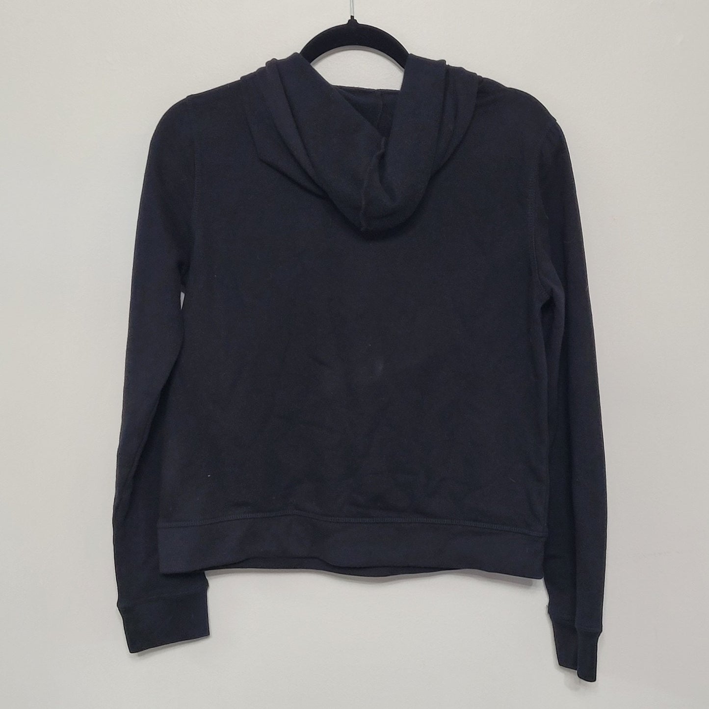 Aeropostale Women’s Medium Black Hoodie Metallic Rose Gold Logo NWT Comfortcore