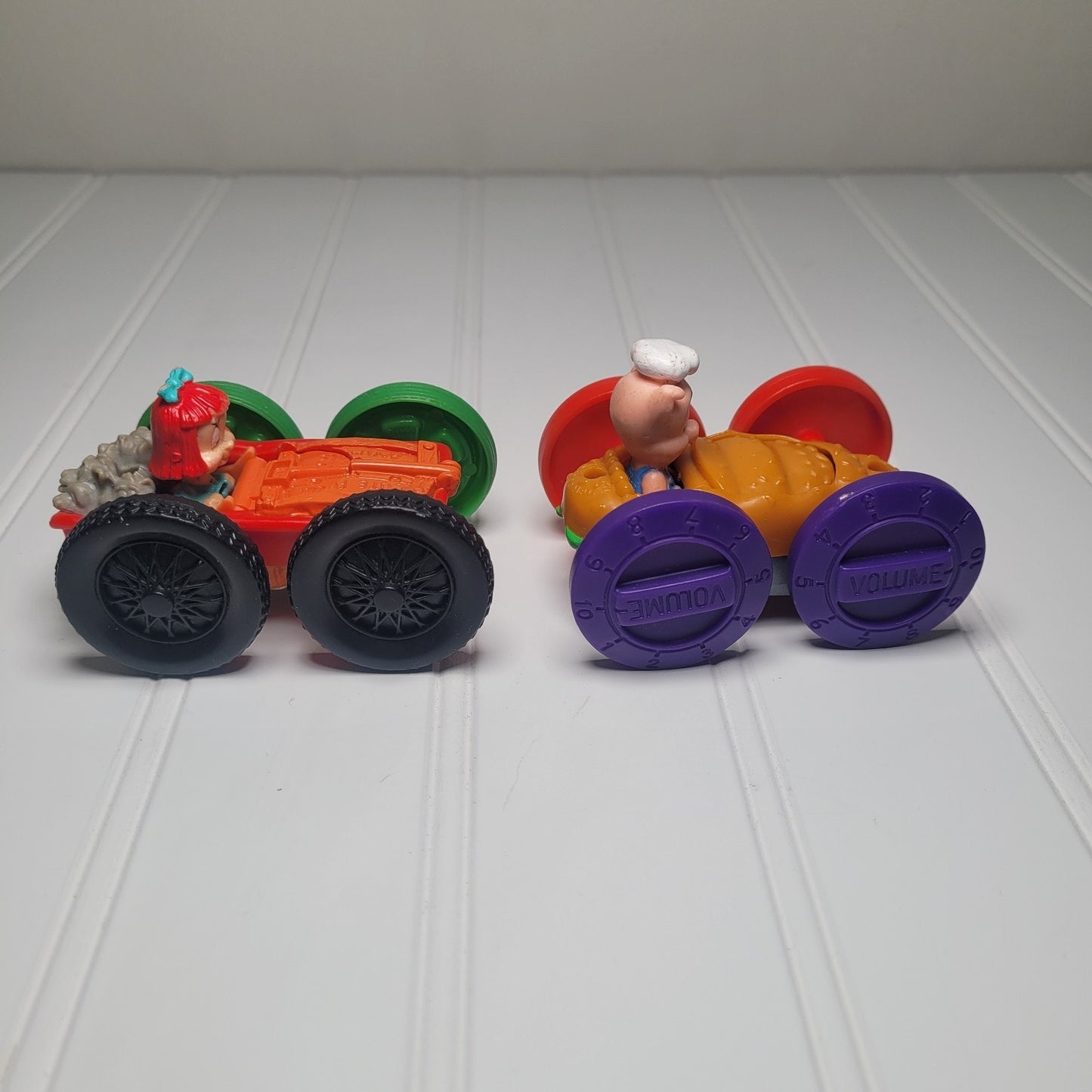 Vintage 1990s Tiny Toons Flip Cars Lot of 2 McDonald’s Happy Meal Toys GUC