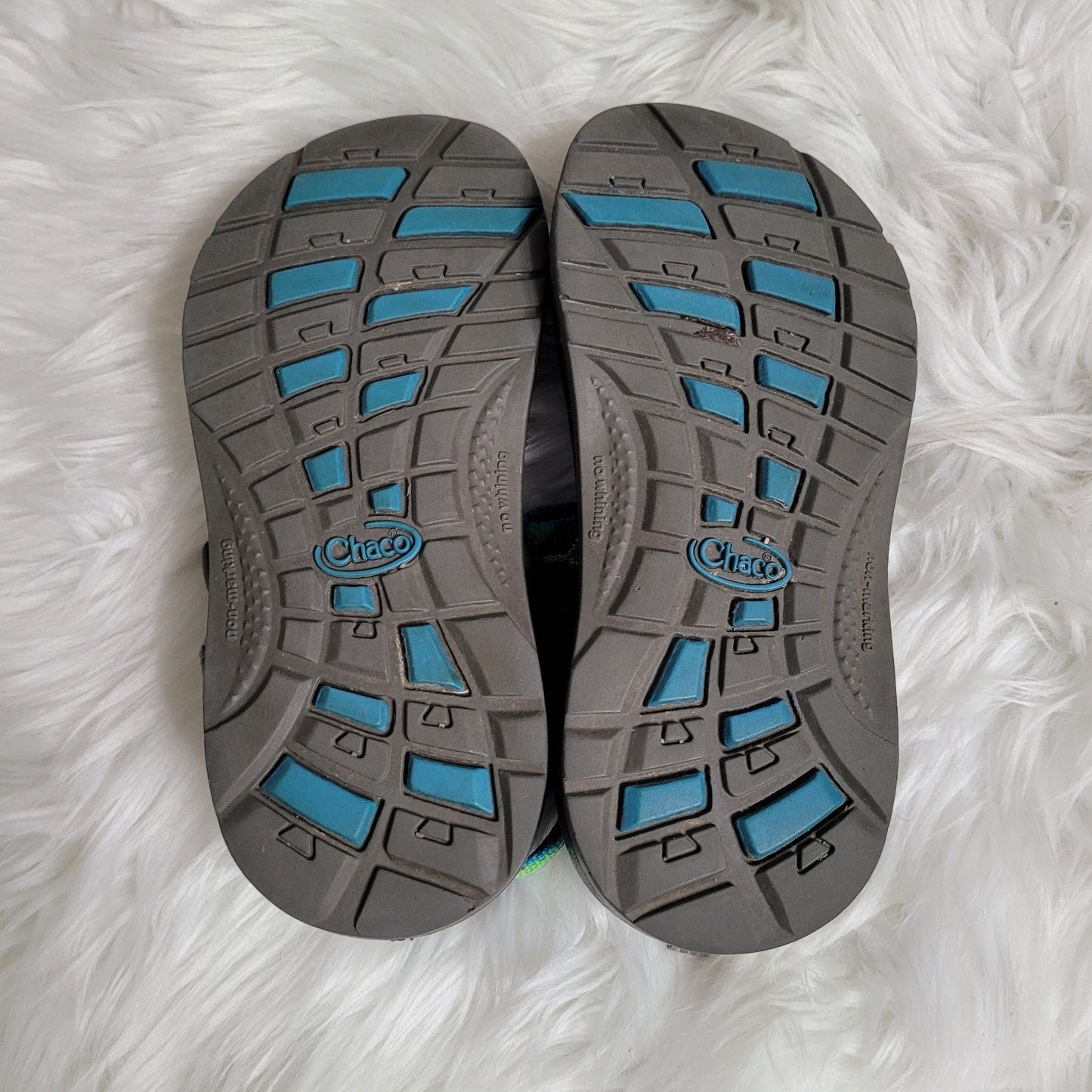 Chaco Z1 EcoTread Girls 12 Sandals Multicolor Waterproof Sport Outdoor EUC