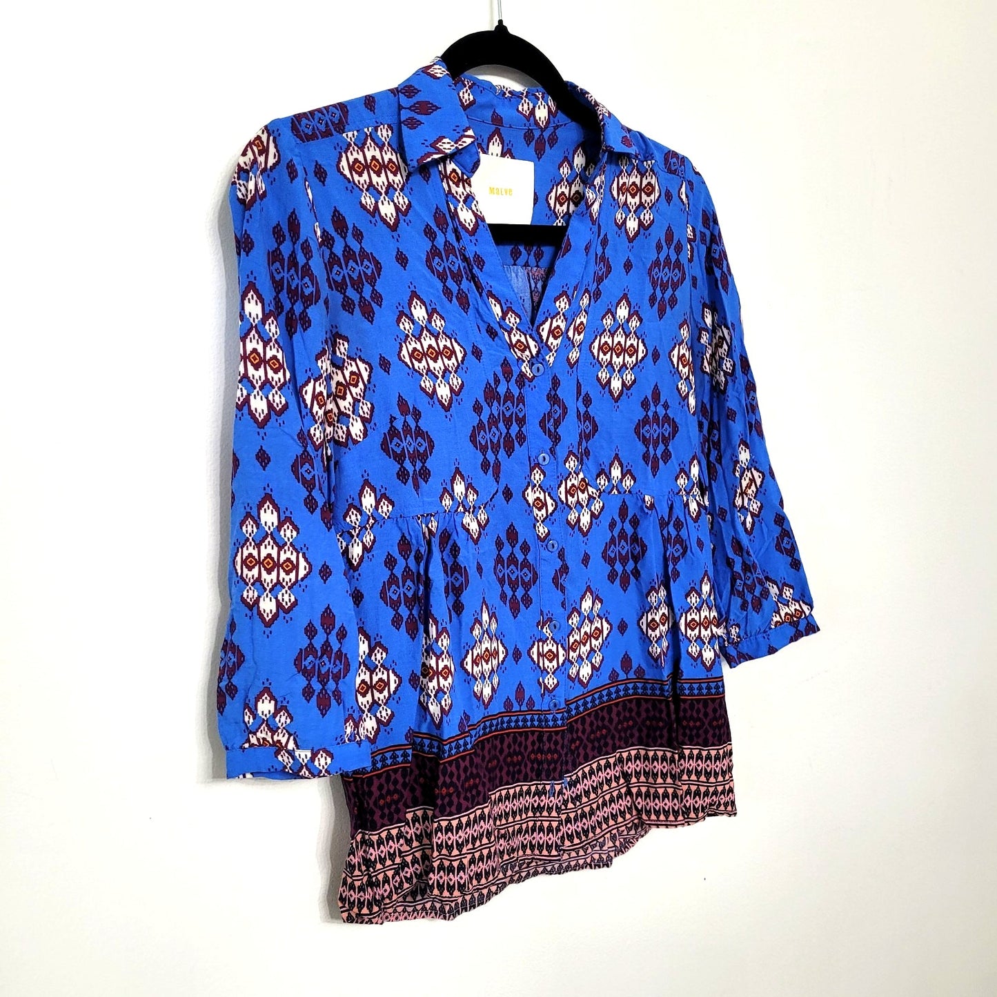Anthropologie Maeve Woodland Walk Blouse Women's Size 2