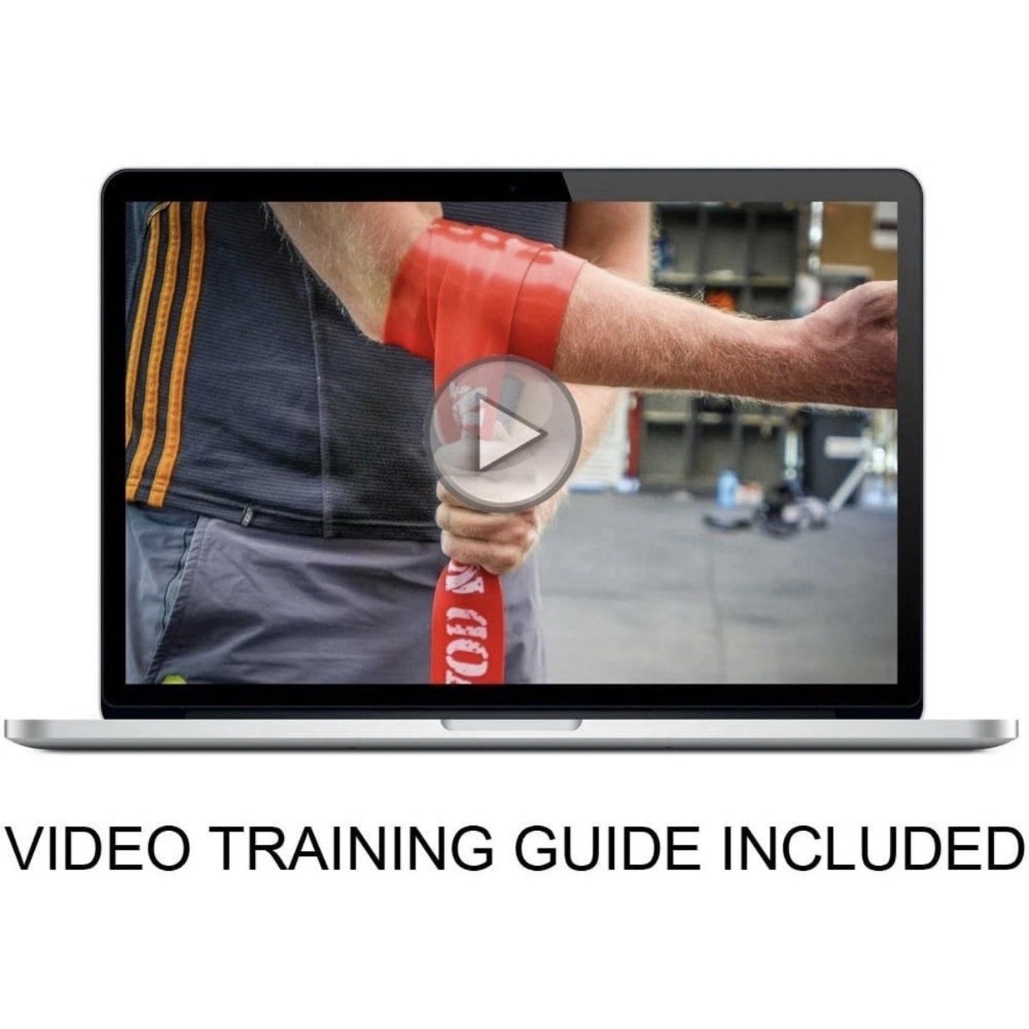 WOD Nation Muscle Floss Bands Recovery Band 1 Pack-Heavy W/ Carrying Bag, Black