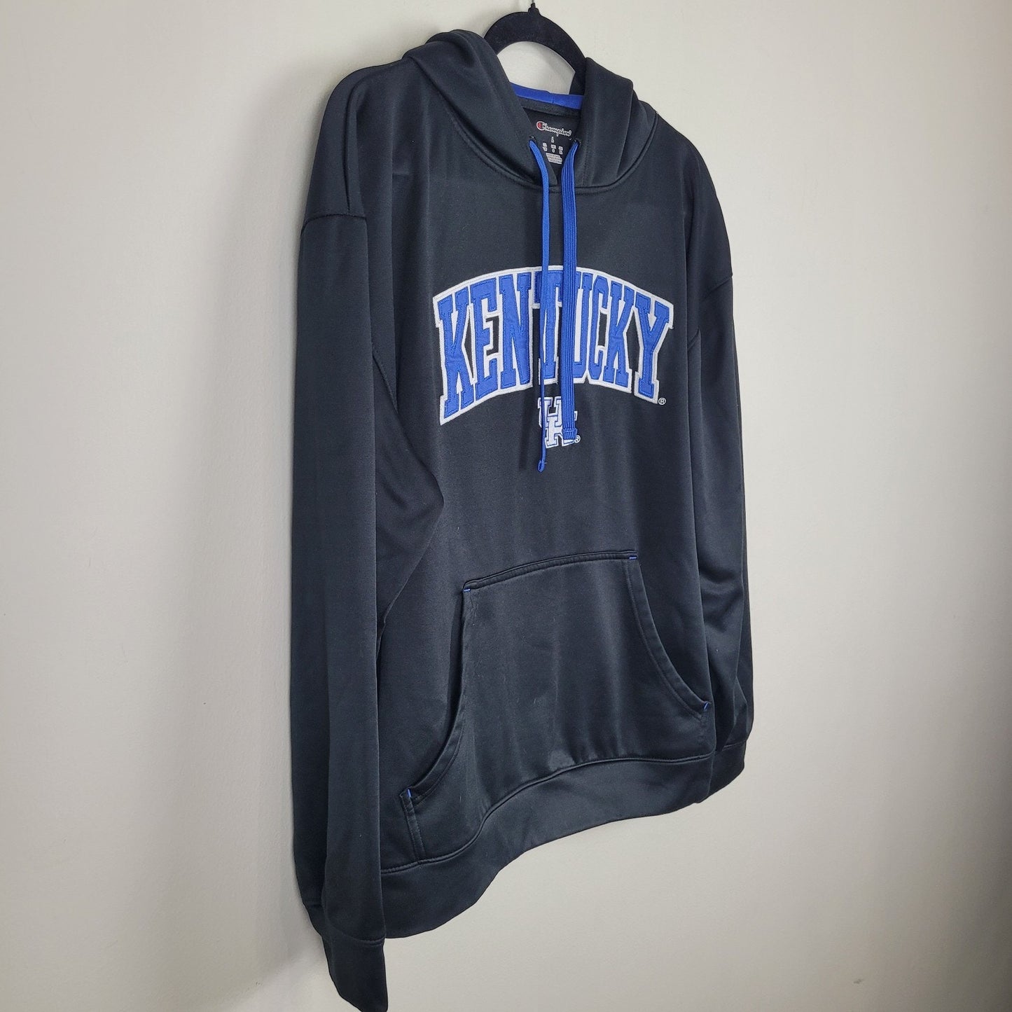 Champion Kentucky Wildcats Men’s Pullover Hoodie Sweatshirt Gray Size Large