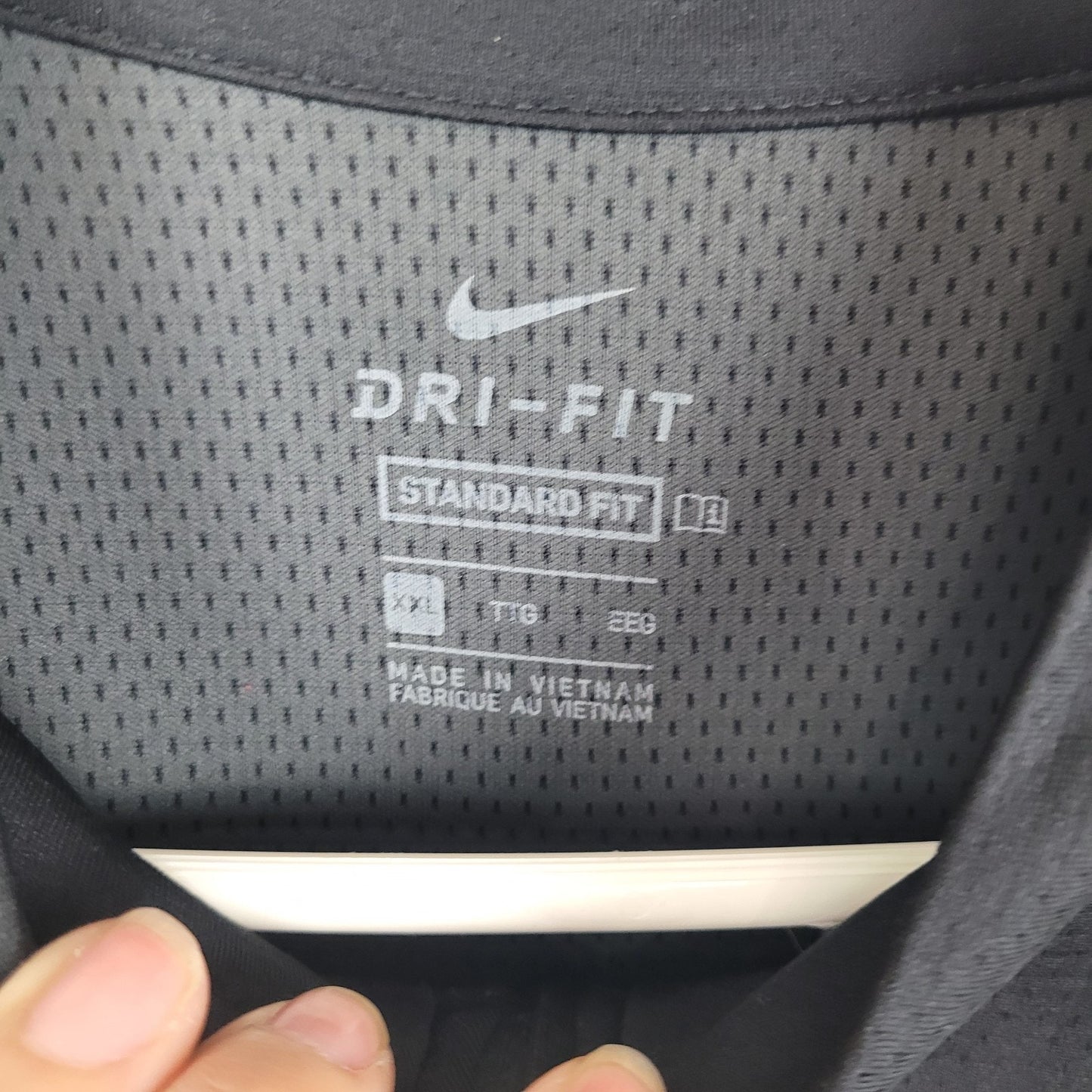 Nike Womens XXL Dri-Fit UV 1/4 Zip Golf Pullover Black NWT