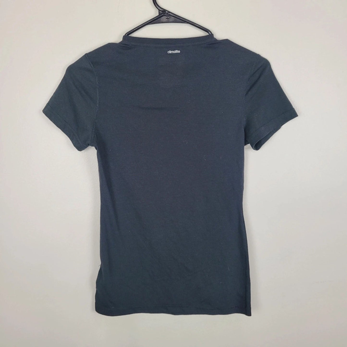 Adidas XS Climalite Black V-Neck T-Shirt