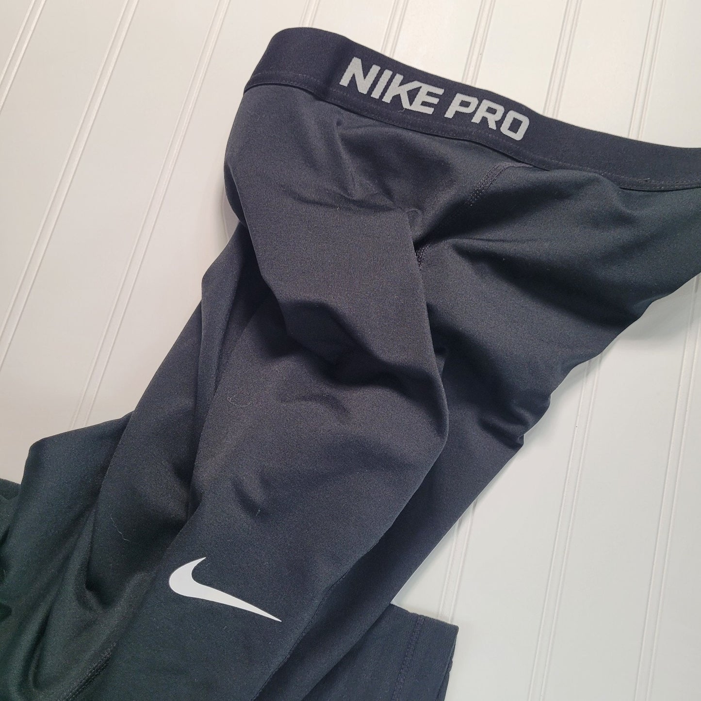 Nike Pro Leggings Womens Small Black Dri-Fit Compression Athletic Pants Training