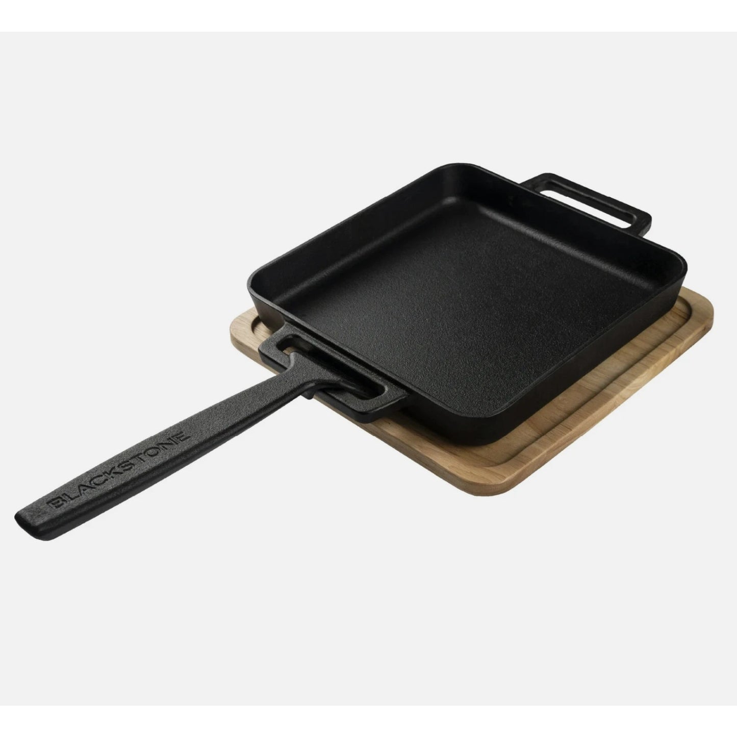 Blackstone Cast Iron Deep Dish Pizza Kit with Removable Handle & Wood Trivet NIB